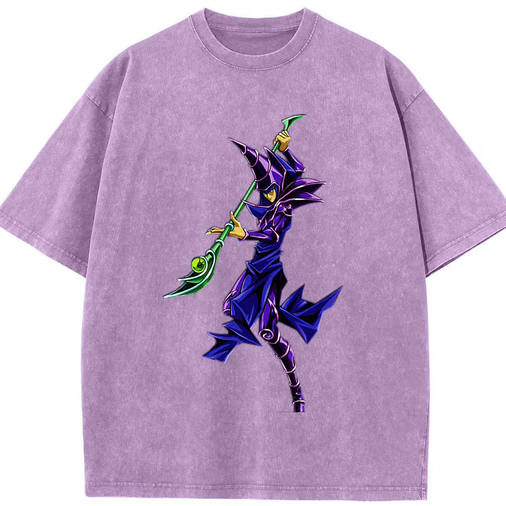（画像用） 遊☆戯☆王 Yu-Gi-Oh! 綿100% ヴィンテージ風 半袖Tシャツ（フロントプリント）