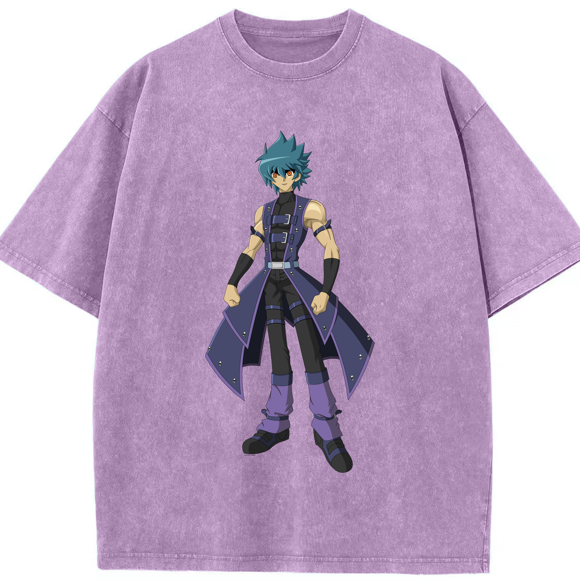 （画像用） 遊☆戯☆王 Yu-Gi-Oh! 綿100% ヴィンテージ風 半袖Tシャツ（フロントプリント）