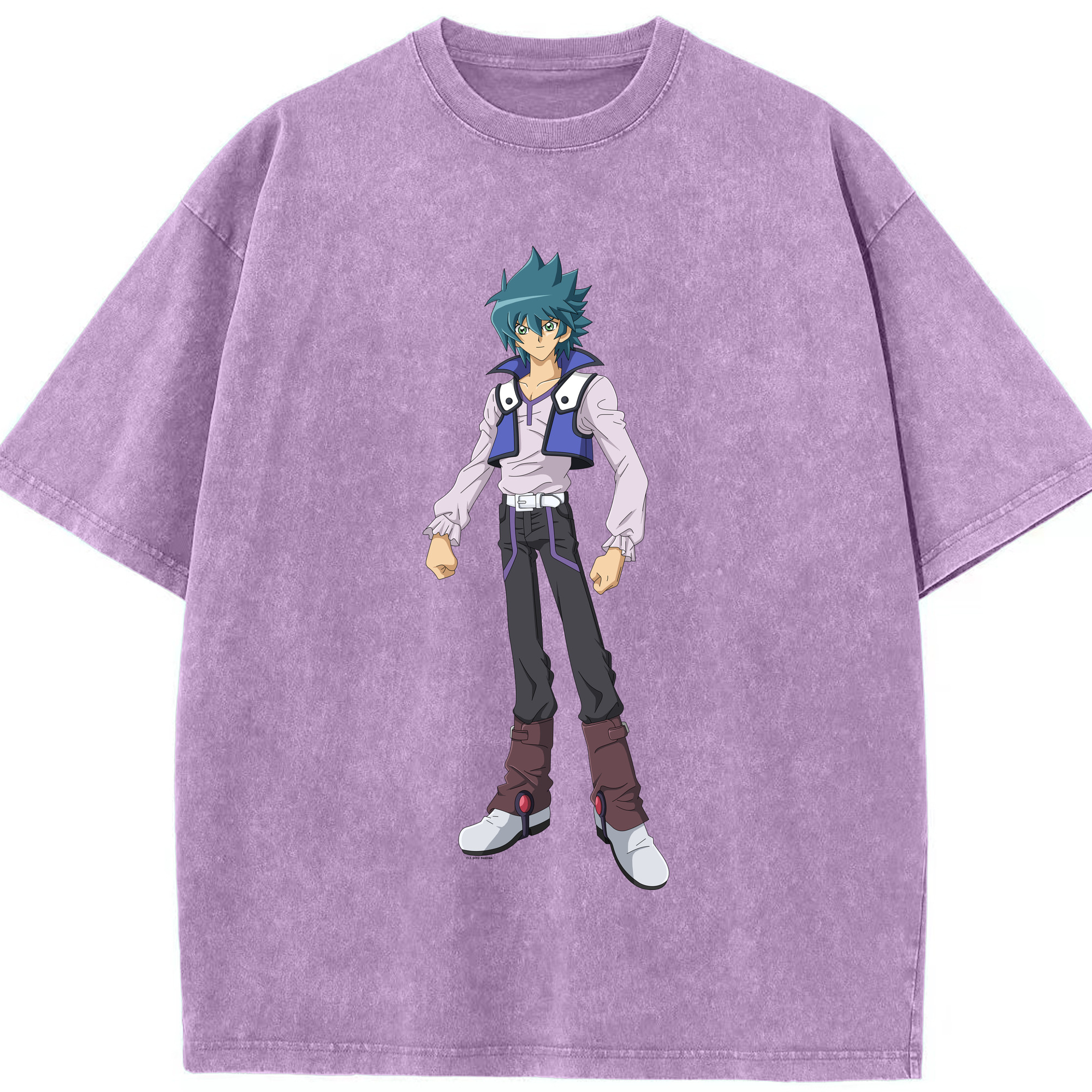 （画像用） 遊☆戯☆王 Yu-Gi-Oh! 綿100% ヴィンテージ風 半袖Tシャツ（フロントプリント）