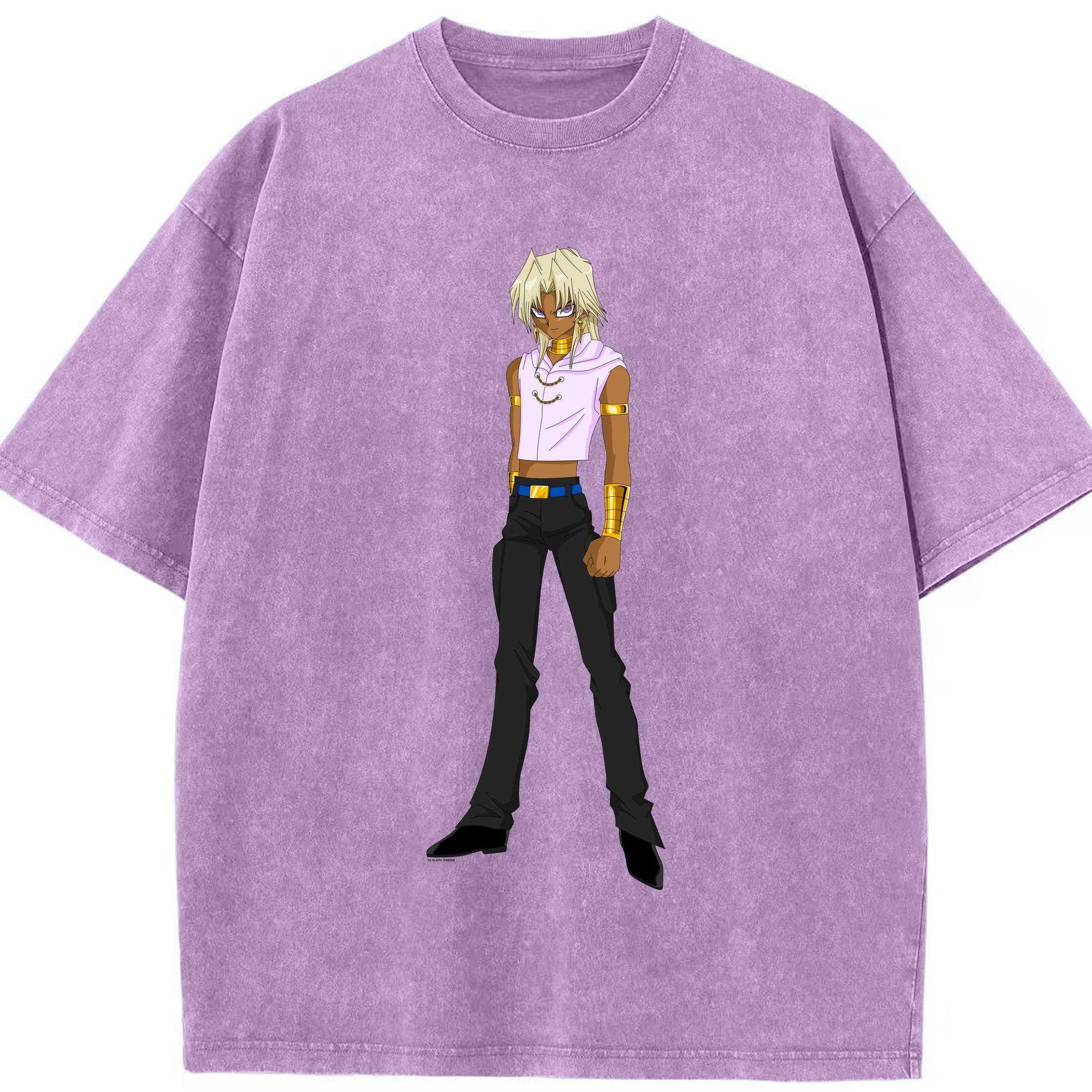 （画像用） 遊☆戯☆王 Yu-Gi-Oh! 綿100% ヴィンテージ風 半袖Tシャツ（フロントプリント）