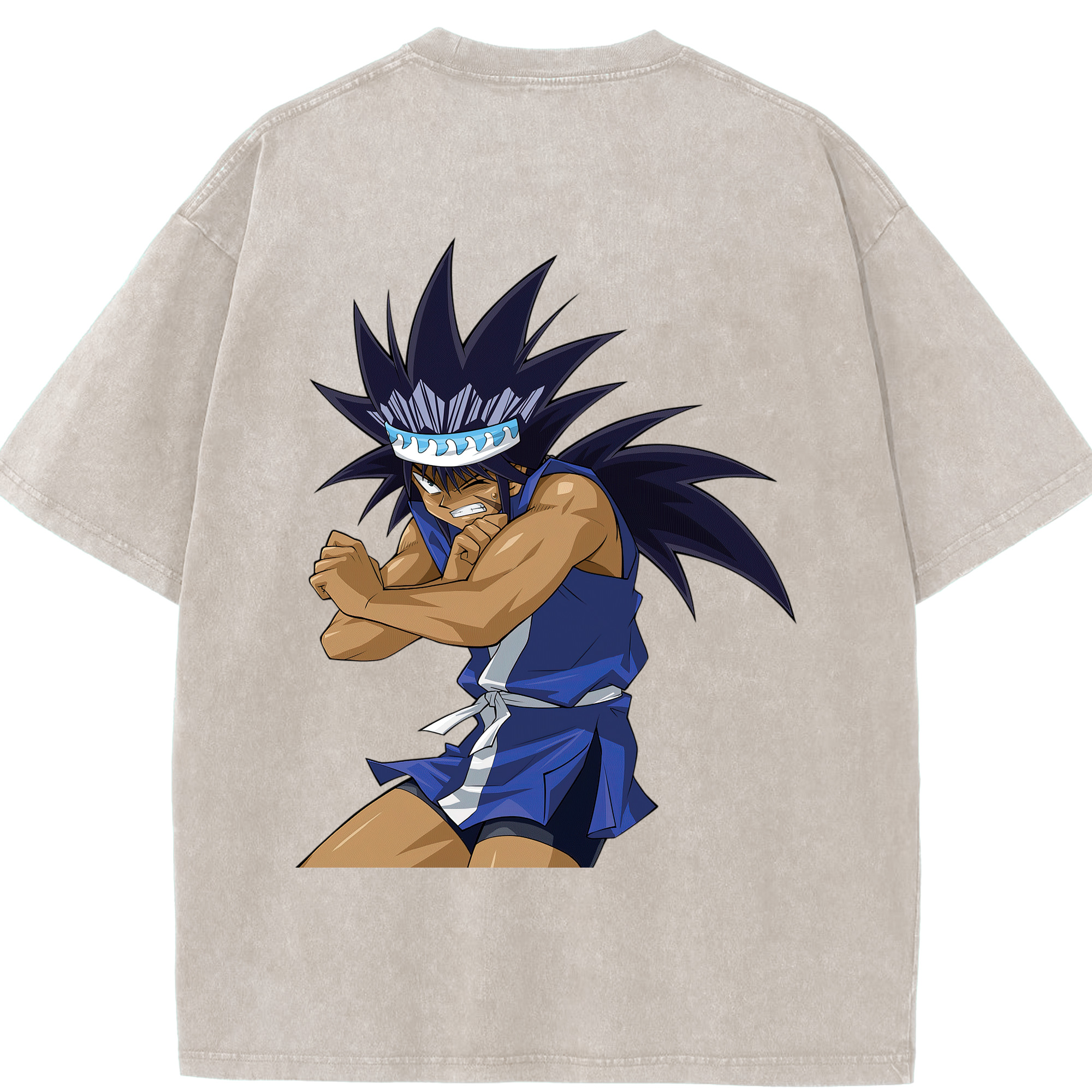 （画像用） 遊☆戯☆王 Yu-Gi-Oh! 綿100% ヴィンテージ風 半袖Tシャツ（背面プリント）