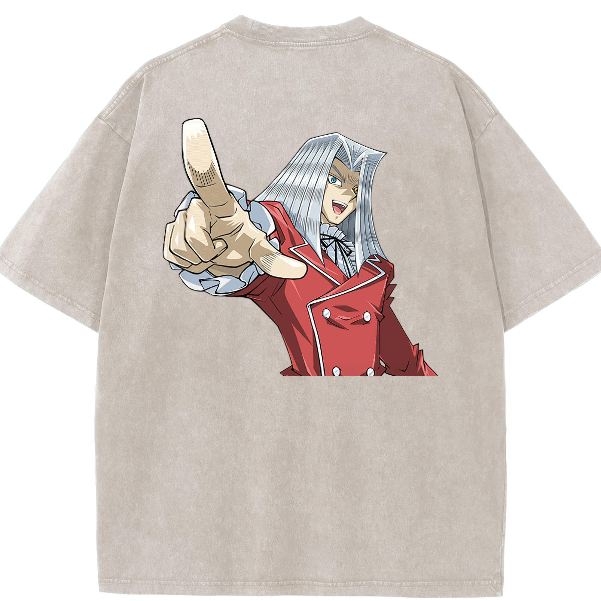 （画像用） 遊☆戯☆王 Yu-Gi-Oh! 綿100% ヴィンテージ風 半袖Tシャツ（背面プリント）
