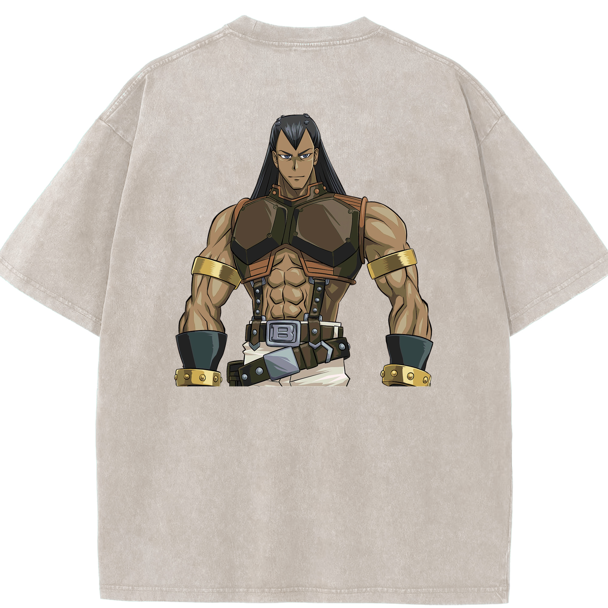 （画像用） 遊☆戯☆王 Yu-Gi-Oh! 綿100% ヴィンテージ風 半袖Tシャツ（背面プリント）