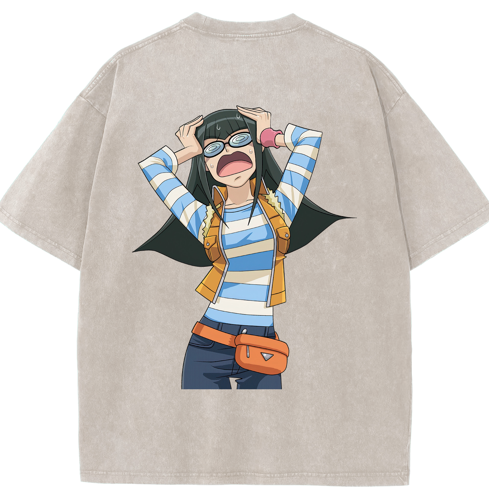 （画像用） 遊☆戯☆王 Yu-Gi-Oh! 綿100% ヴィンテージ風 半袖Tシャツ（背面プリント）