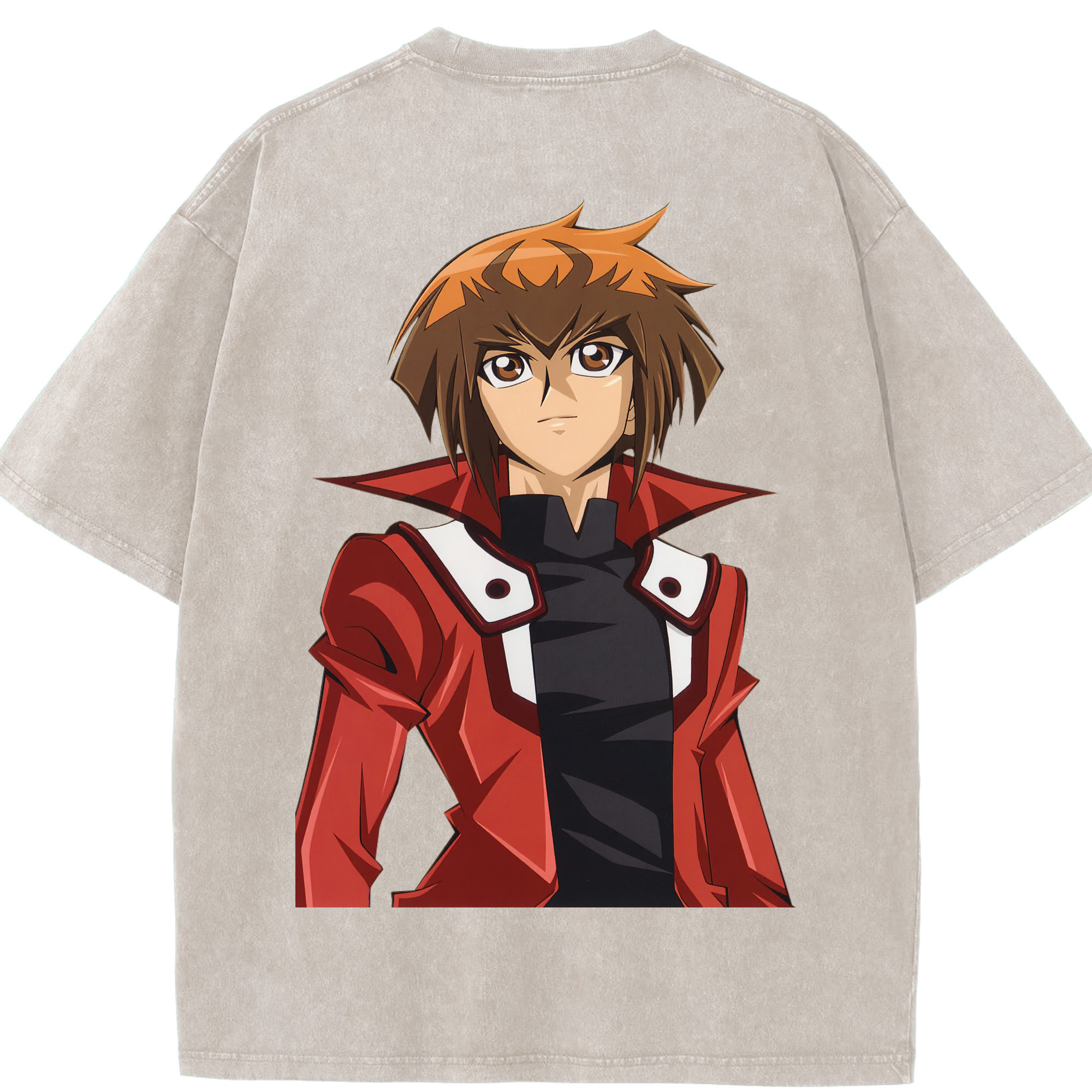 （画像用） 遊☆戯☆王 Yu-Gi-Oh! 綿100% ヴィンテージ風 半袖Tシャツ（背面プリント）