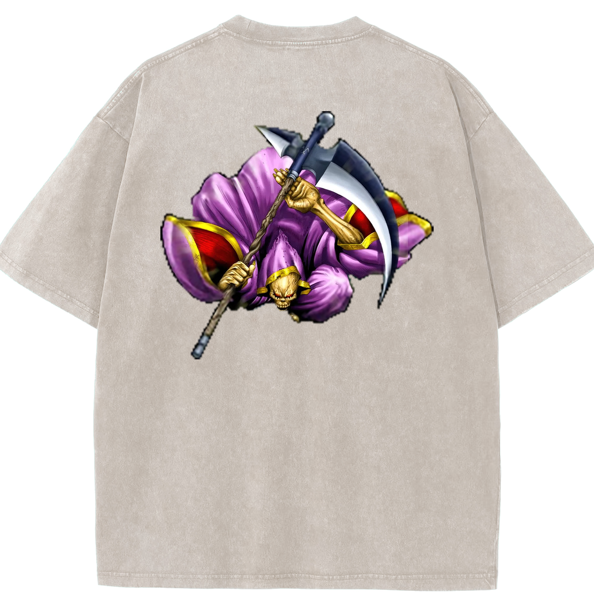 （画像用） 遊☆戯☆王 Yu-Gi-Oh! 綿100% ヴィンテージ風 半袖Tシャツ（背面プリント）