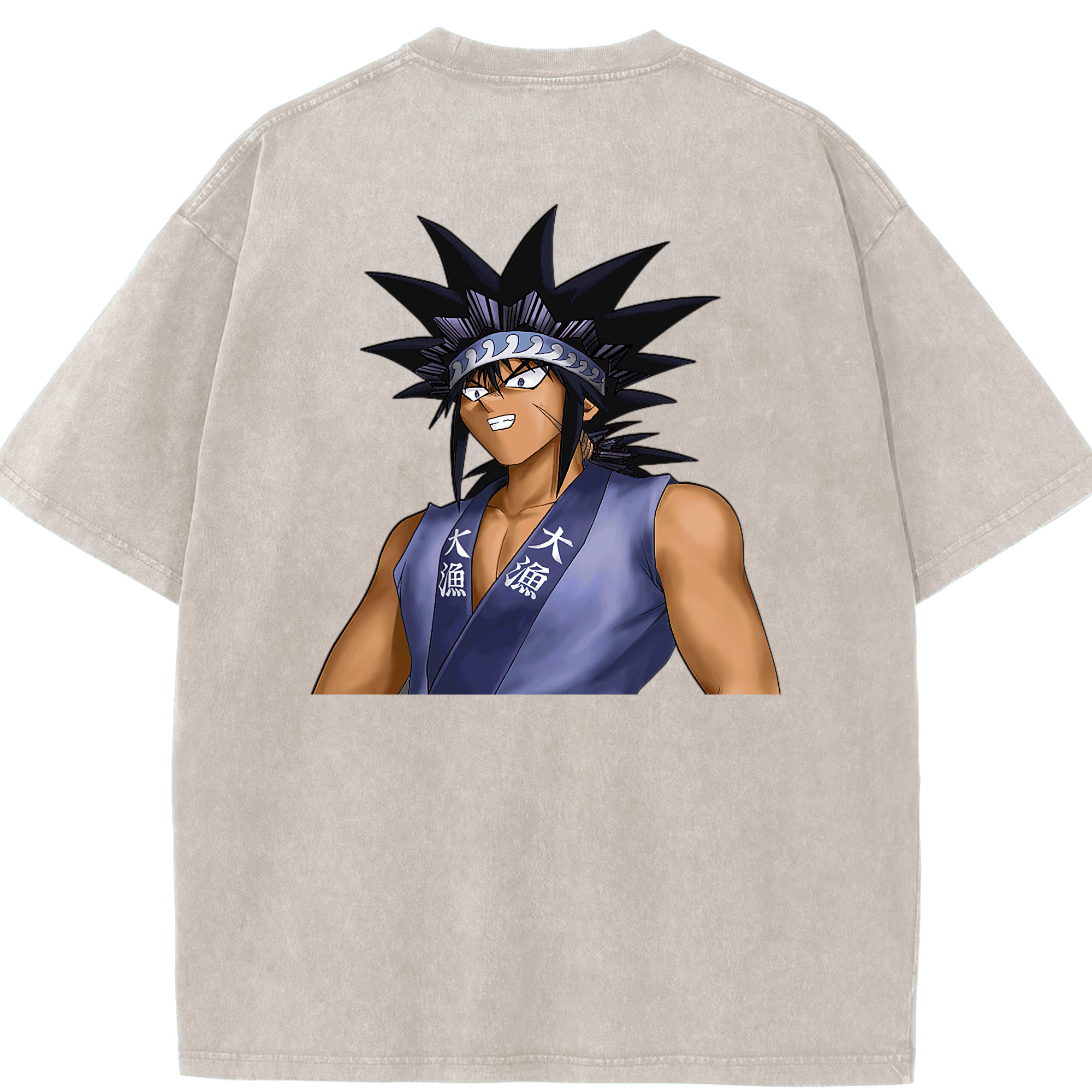 （画像用） 遊☆戯☆王 Yu-Gi-Oh! 綿100% ヴィンテージ風 半袖Tシャツ（背面プリント）