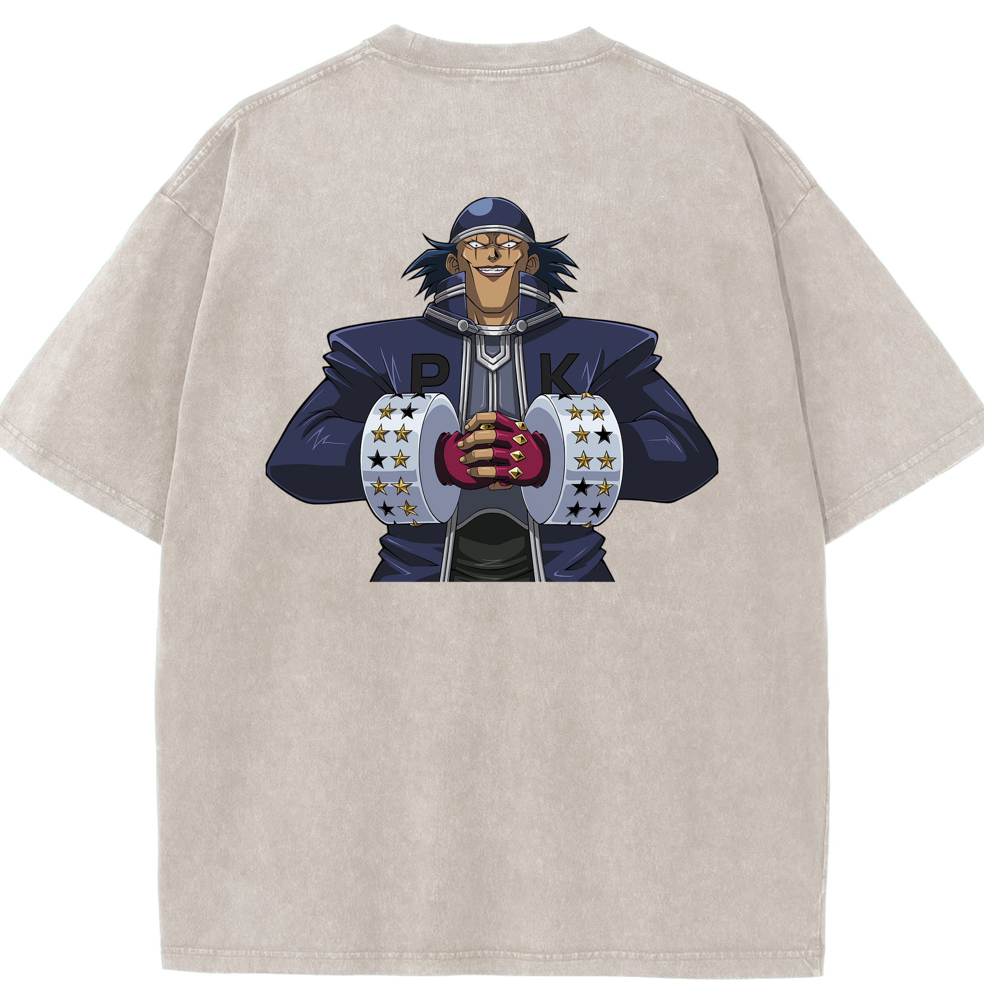 （画像用） 遊☆戯☆王 Yu-Gi-Oh! 綿100% ヴィンテージ風 半袖Tシャツ（背面プリント）