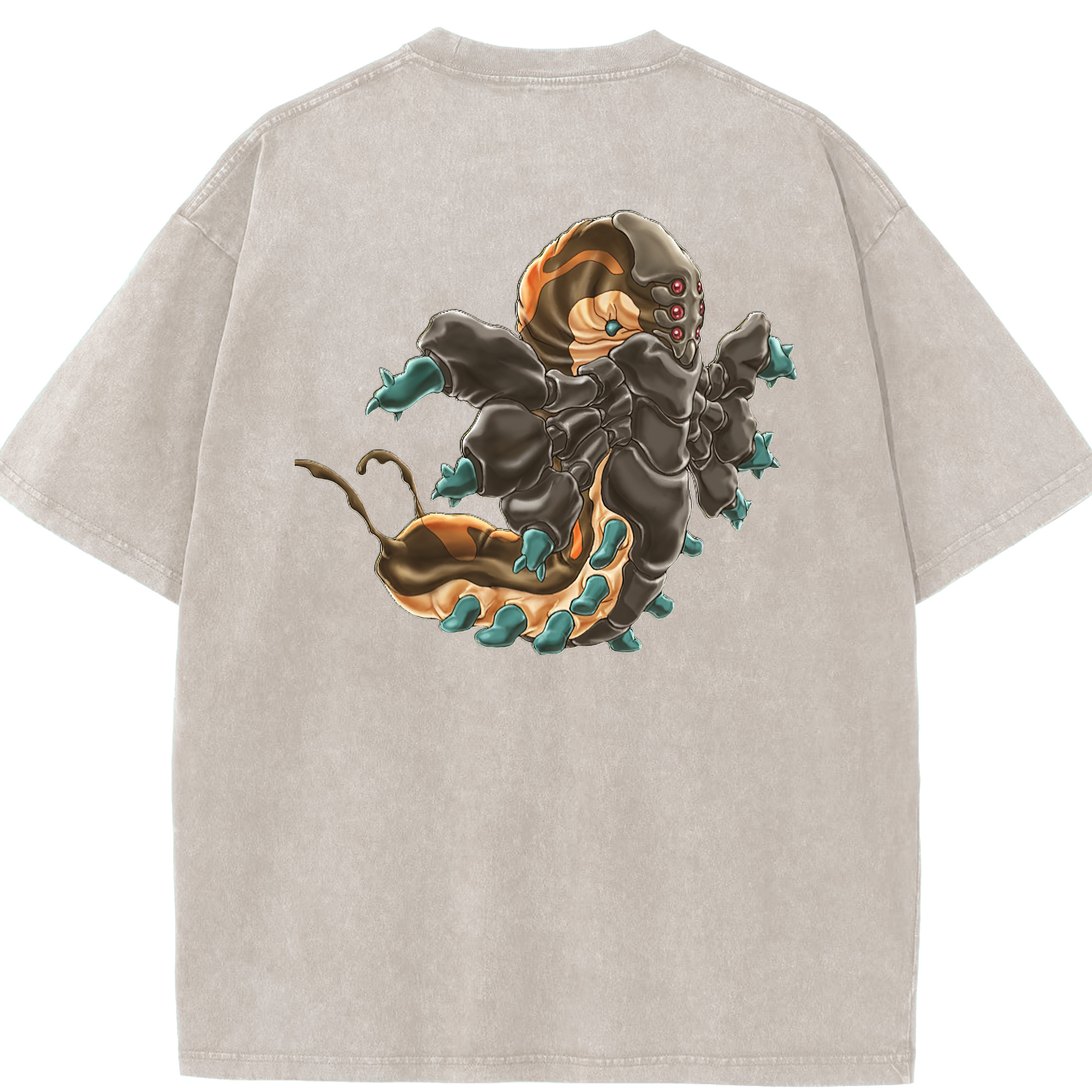 （画像用） 遊☆戯☆王 Yu-Gi-Oh! 綿100% ヴィンテージ風 半袖Tシャツ（背面プリント）