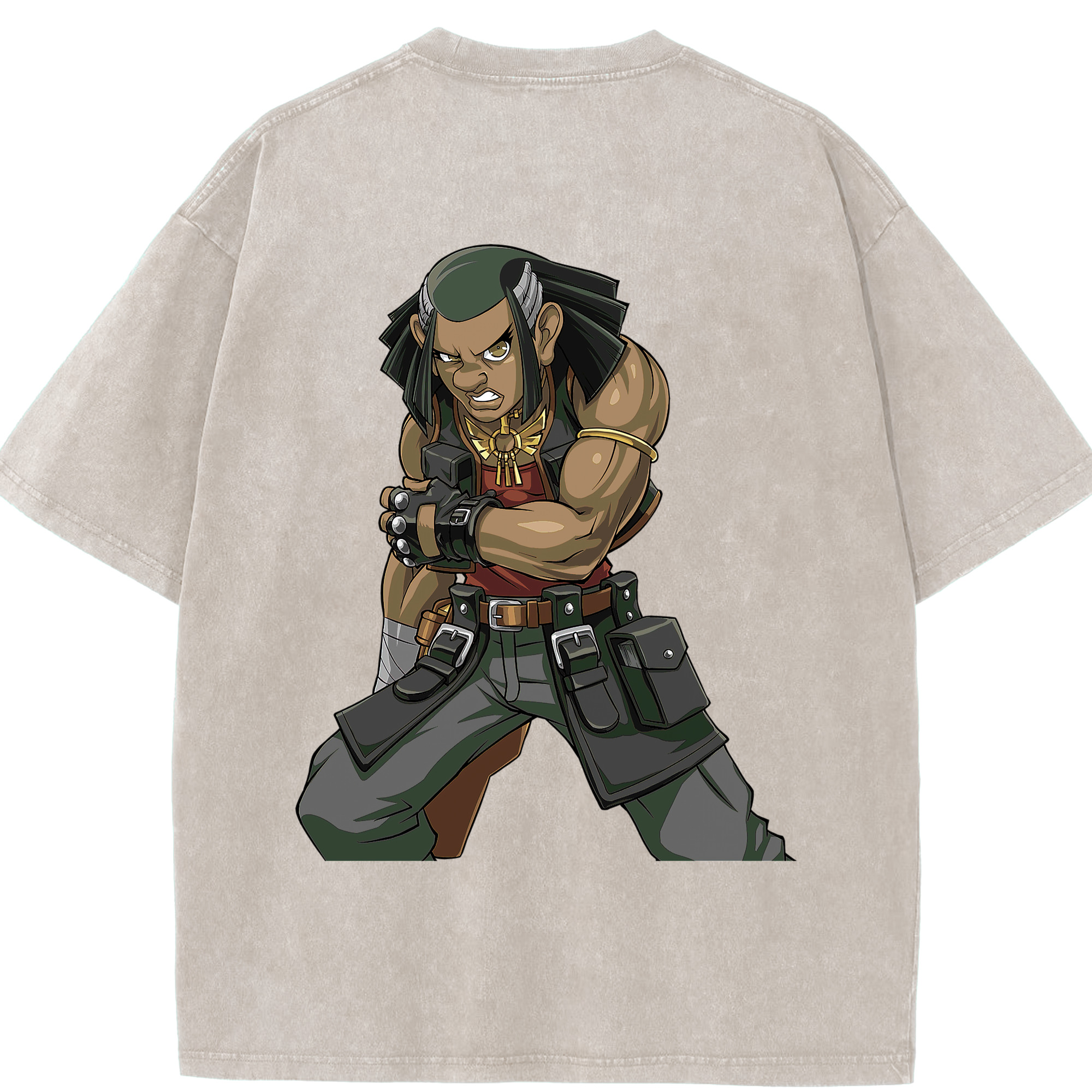 （画像用） 遊☆戯☆王 Yu-Gi-Oh! 綿100% ヴィンテージ風 半袖Tシャツ（背面プリント）