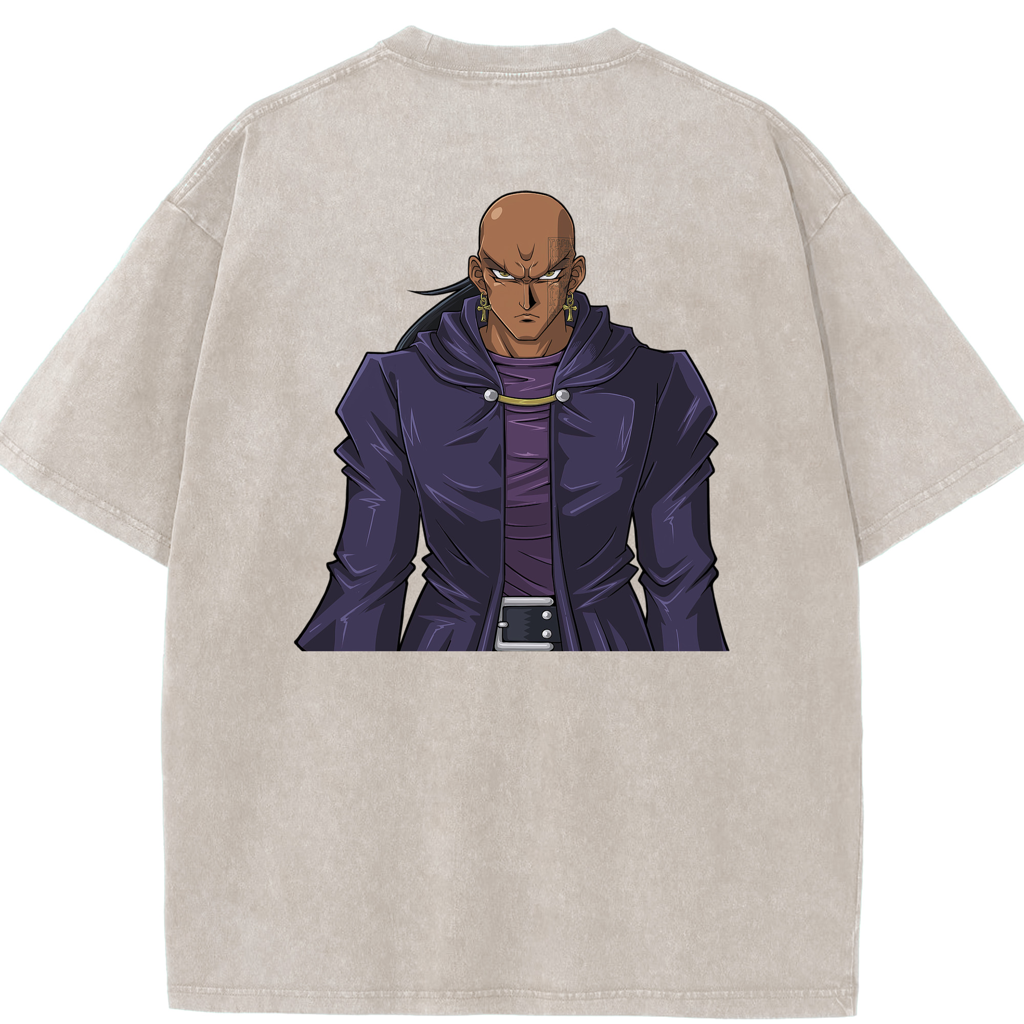 （画像用） 遊☆戯☆王 Yu-Gi-Oh! 綿100% ヴィンテージ風 半袖Tシャツ（背面プリント）