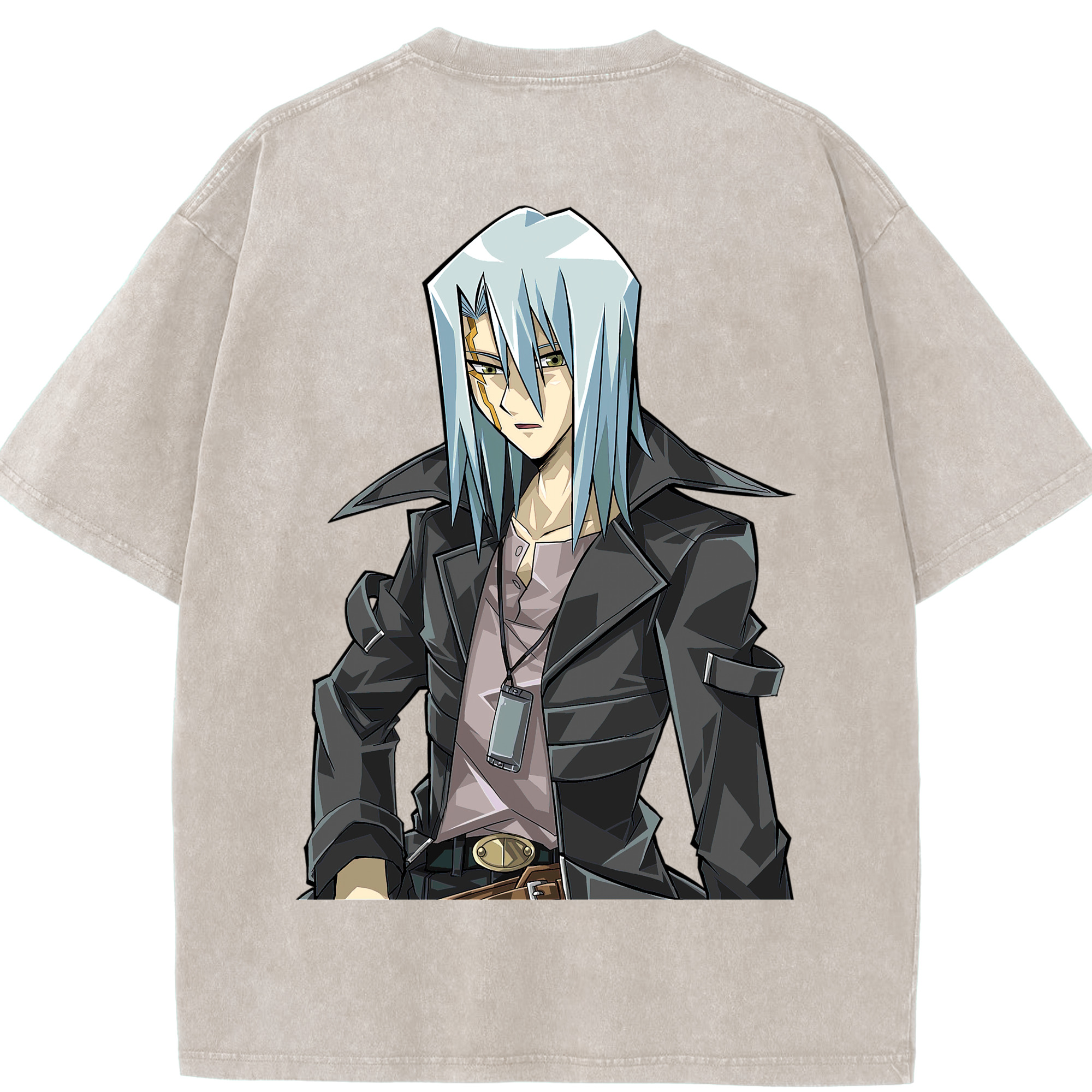 （画像用） 遊☆戯☆王 Yu-Gi-Oh! 綿100% ヴィンテージ風 半袖Tシャツ（背面プリント）