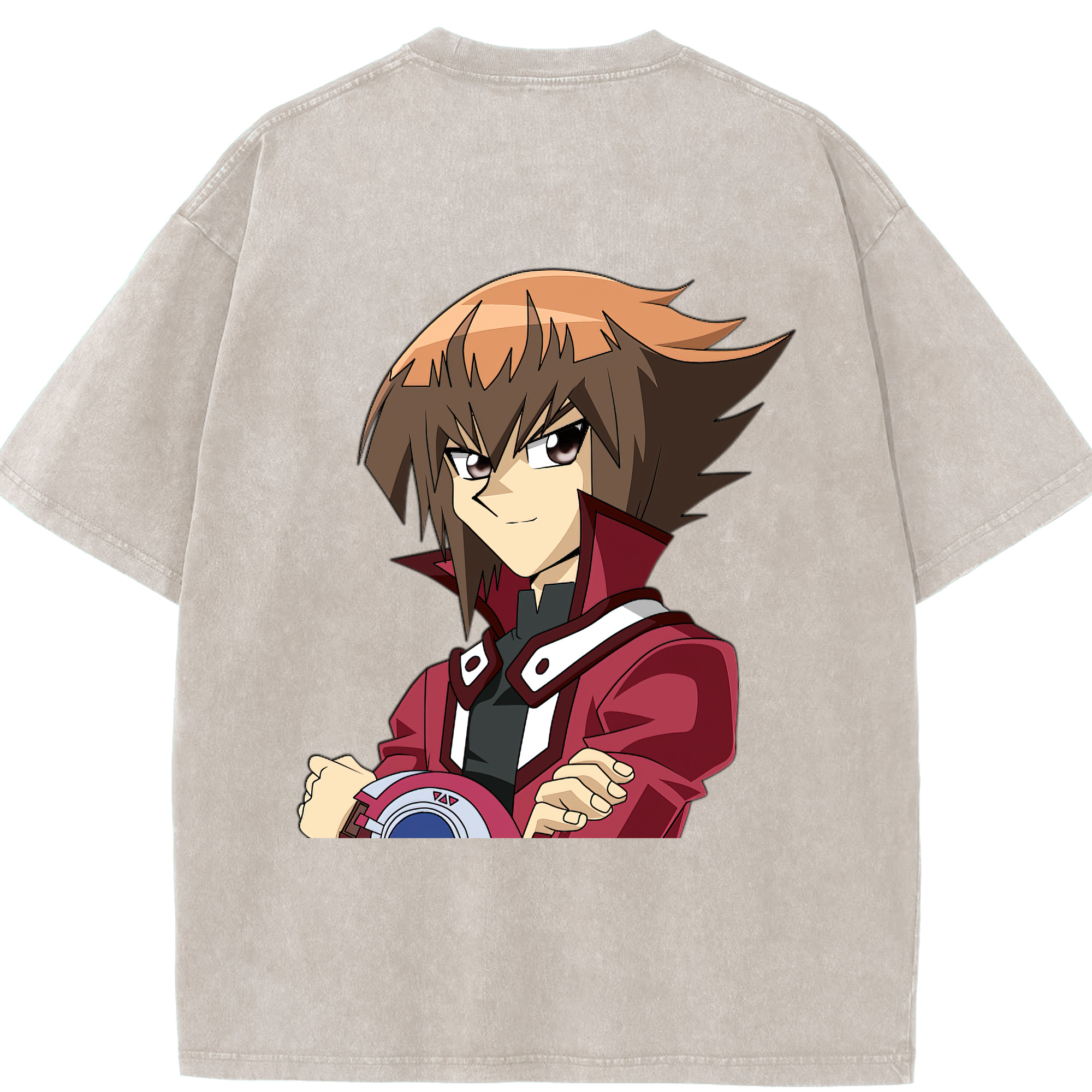 （画像用） 遊☆戯☆王 Yu-Gi-Oh! 綿100% ヴィンテージ風 半袖Tシャツ（背面プリント）