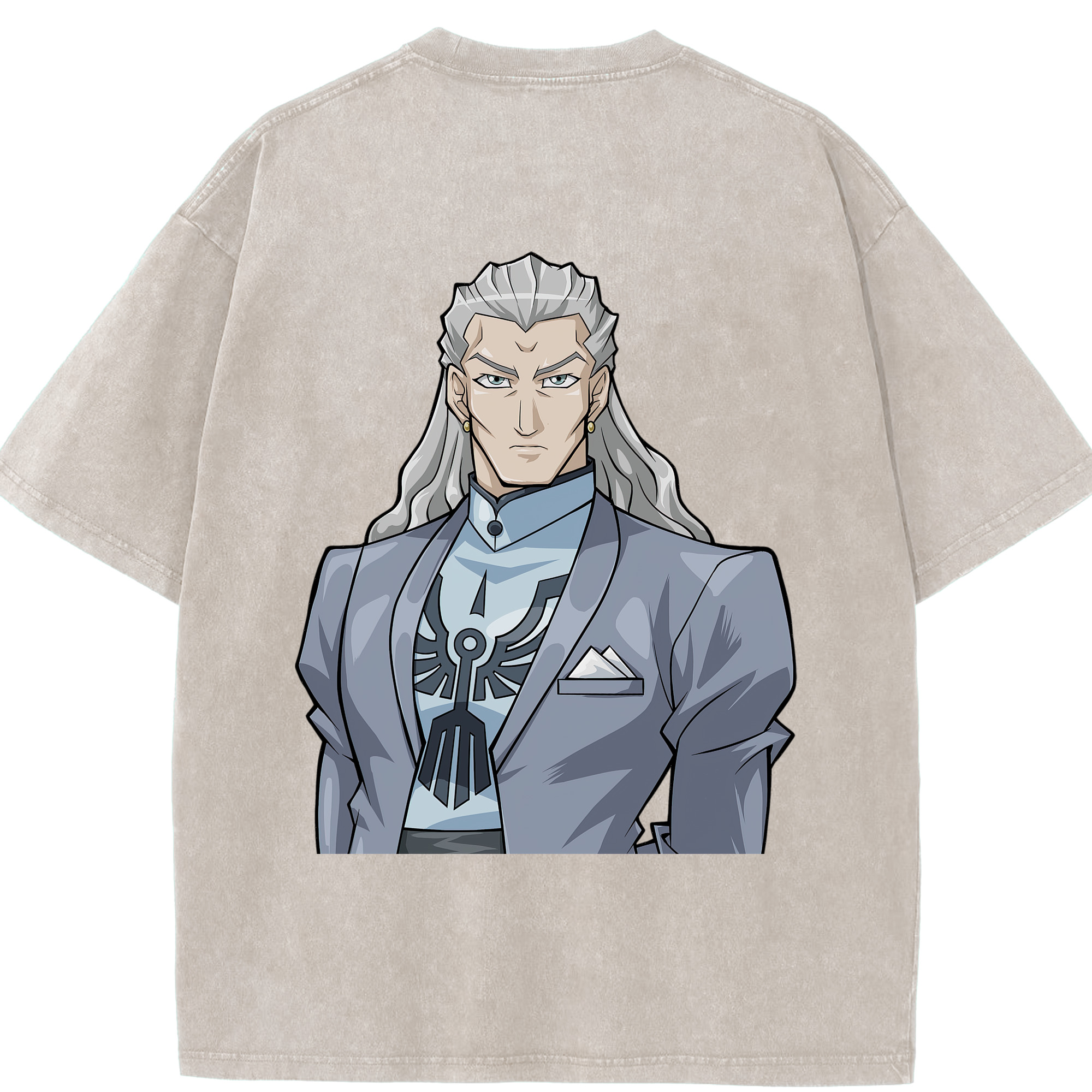 （画像用） 遊☆戯☆王 Yu-Gi-Oh! 綿100% ヴィンテージ風 半袖Tシャツ（背面プリント）