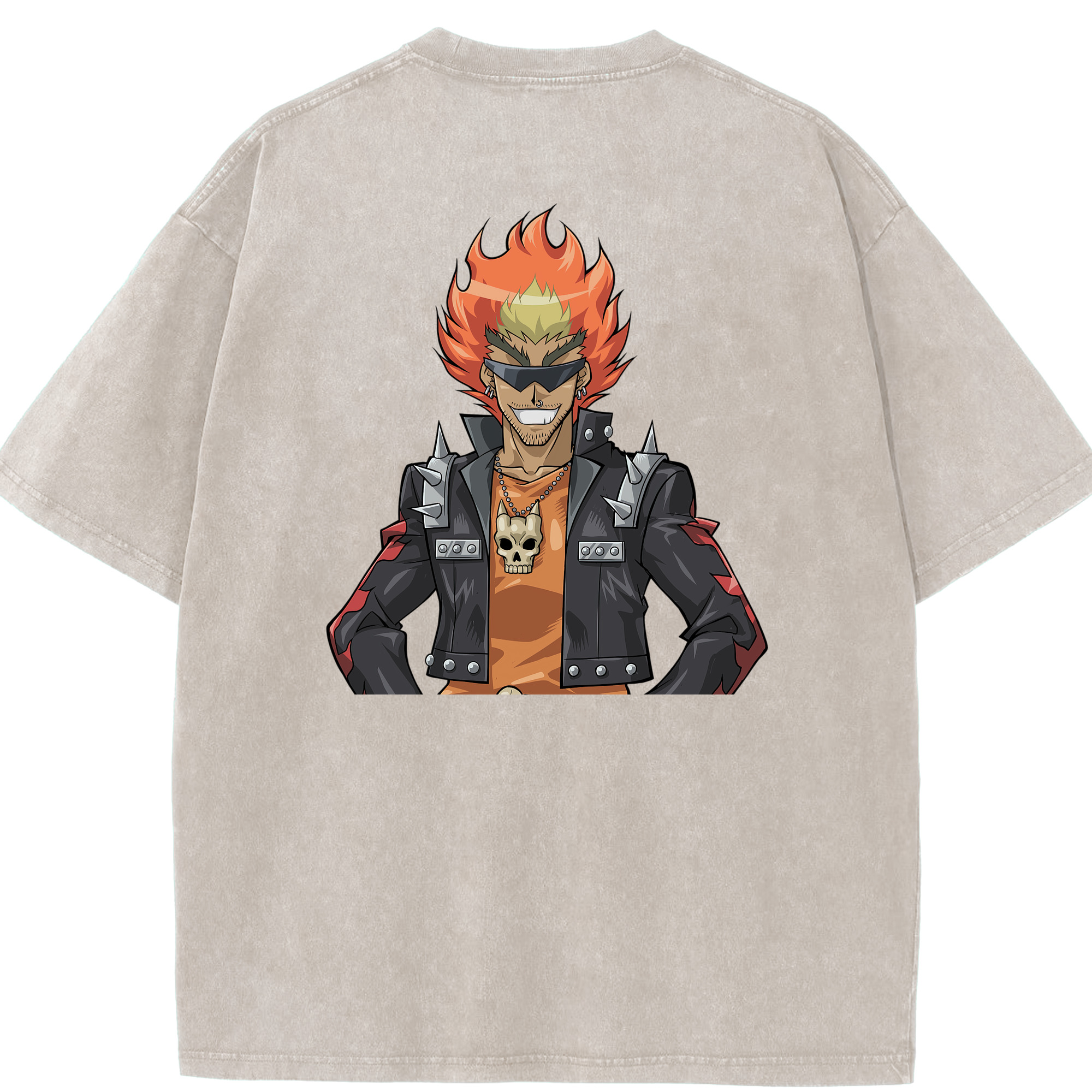 （画像用） 遊☆戯☆王 Yu-Gi-Oh! 綿100% ヴィンテージ風 半袖Tシャツ（背面プリント）