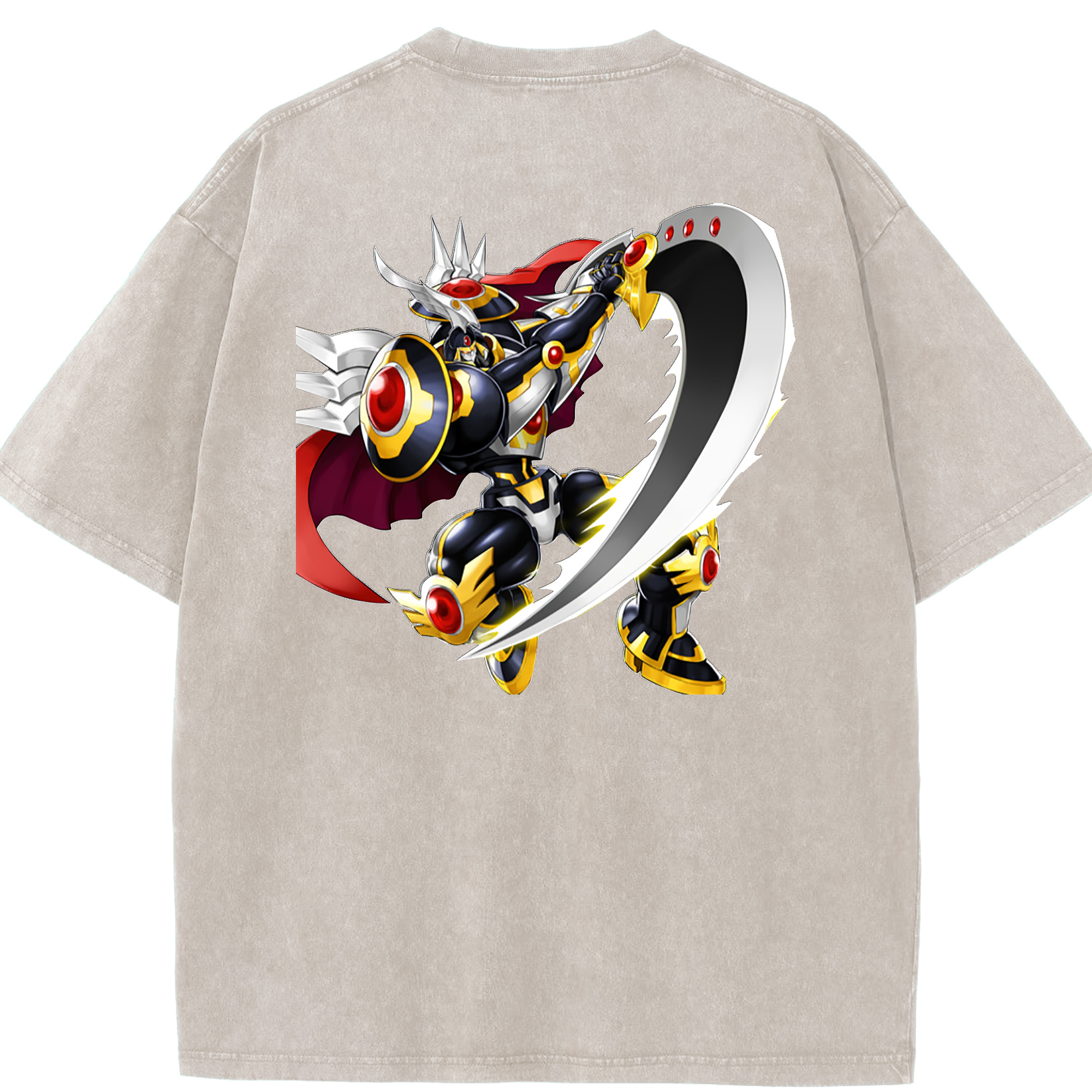 （画像用） 遊☆戯☆王 Yu-Gi-Oh! 綿100% ヴィンテージ風 半袖Tシャツ（背面プリント）