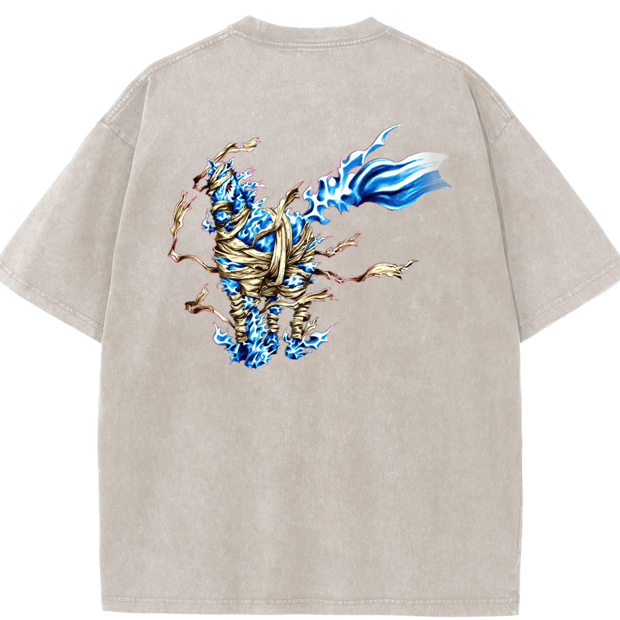 （画像用） 遊☆戯☆王 Yu-Gi-Oh! 綿100% ヴィンテージ風 半袖Tシャツ（背面プリント）