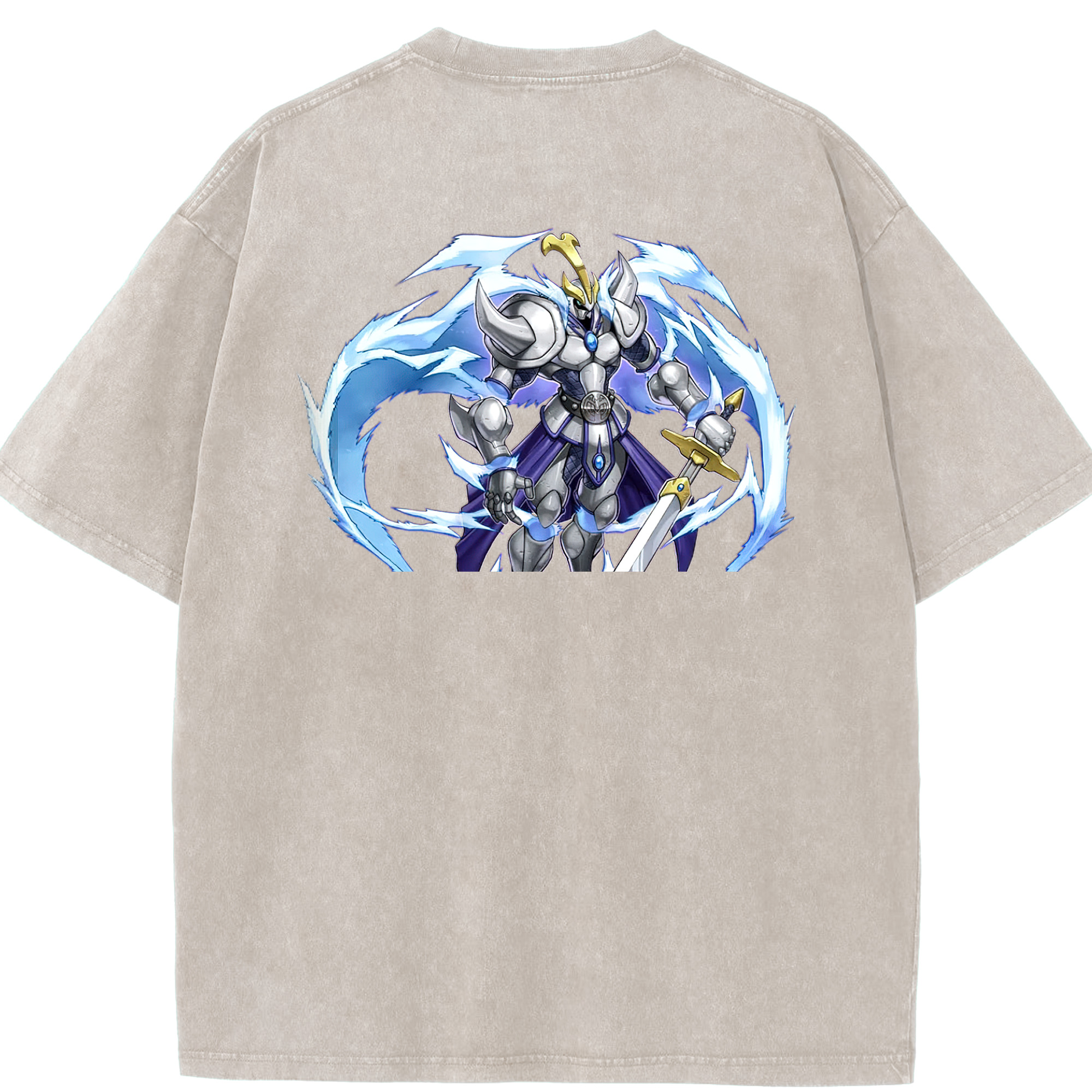 （画像用） 遊☆戯☆王 Yu-Gi-Oh! 綿100% ヴィンテージ風 半袖Tシャツ（背面プリント）