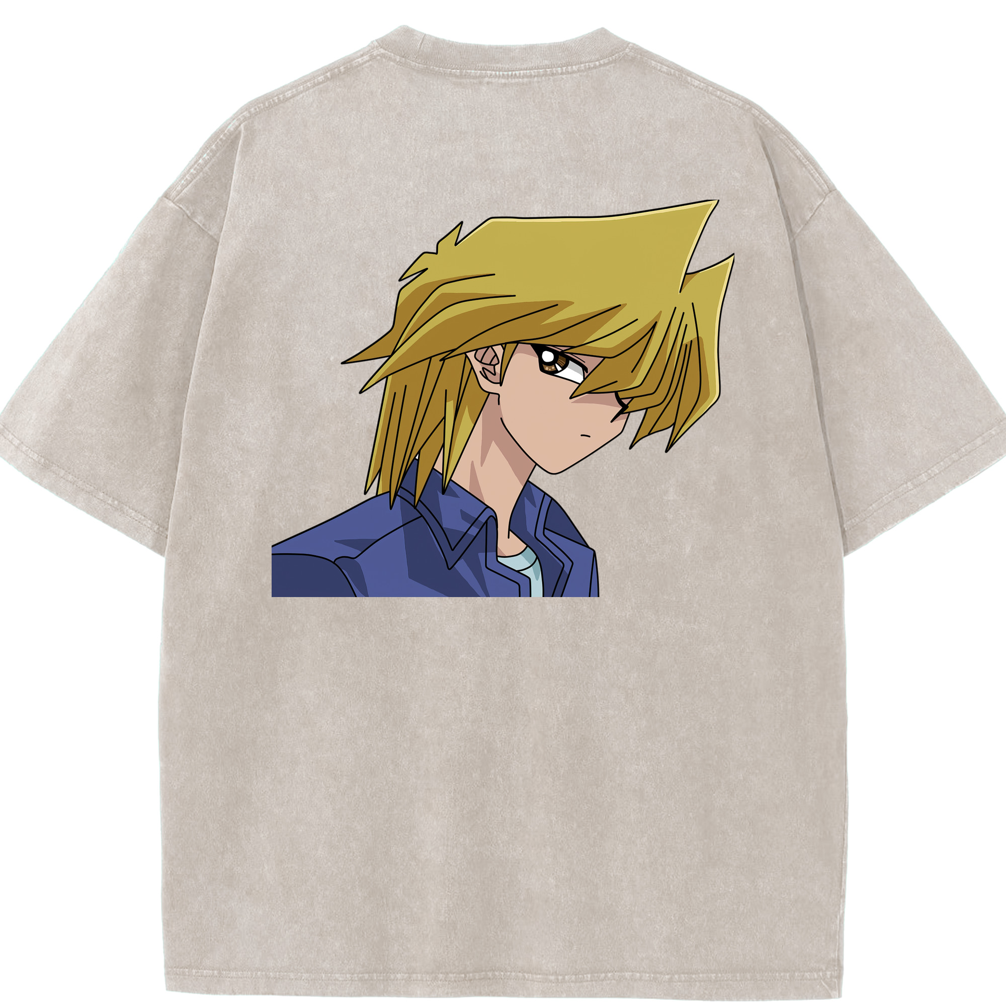 （画像用） 遊☆戯☆王 Yu-Gi-Oh! 綿100% ヴィンテージ風 半袖Tシャツ（背面プリント）
