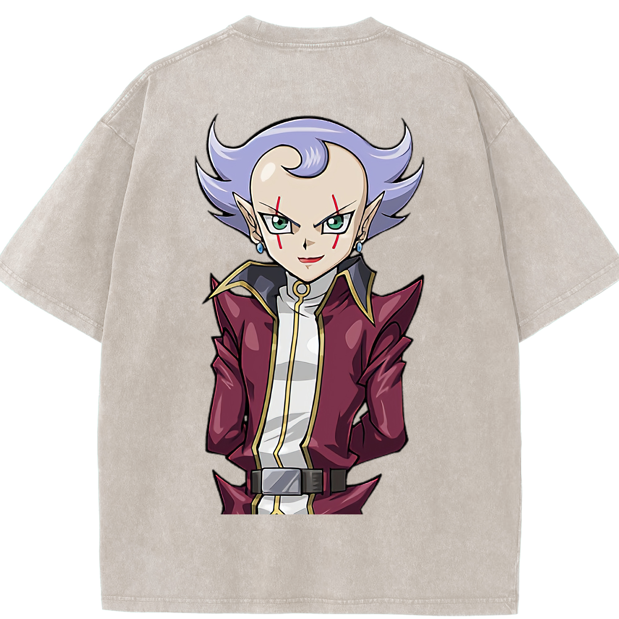 （画像用） 遊☆戯☆王 Yu-Gi-Oh! 綿100% ヴィンテージ風 半袖Tシャツ（背面プリント）