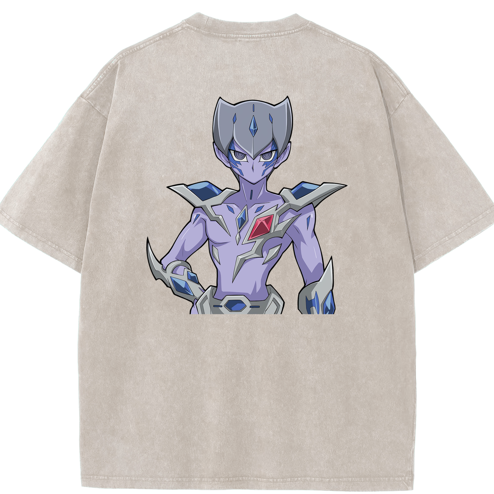 （画像用） 遊☆戯☆王 Yu-Gi-Oh! 綿100% ヴィンテージ風 半袖Tシャツ（背面プリント）