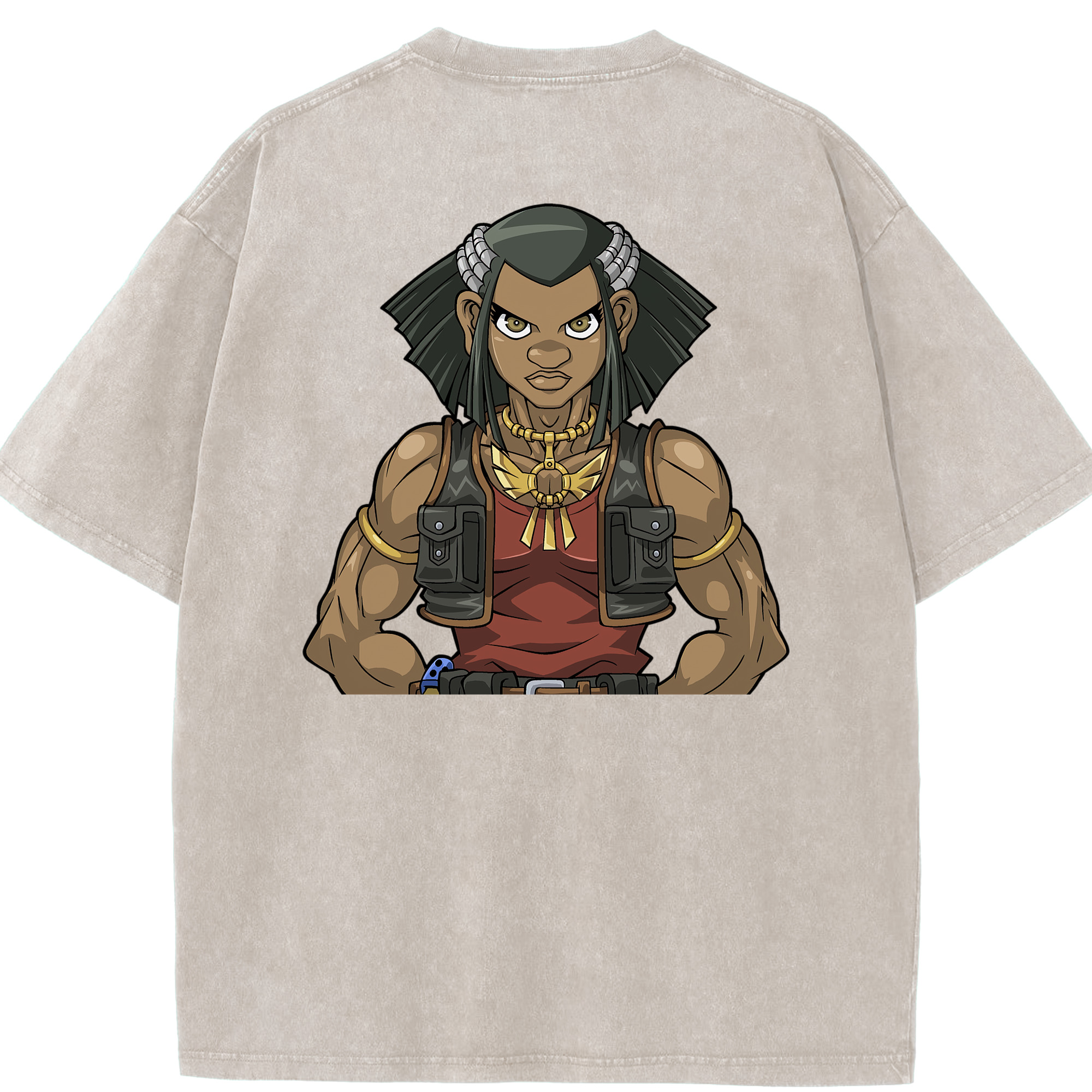 （画像用） 遊☆戯☆王 Yu-Gi-Oh! 綿100% ヴィンテージ風 半袖Tシャツ（背面プリント）