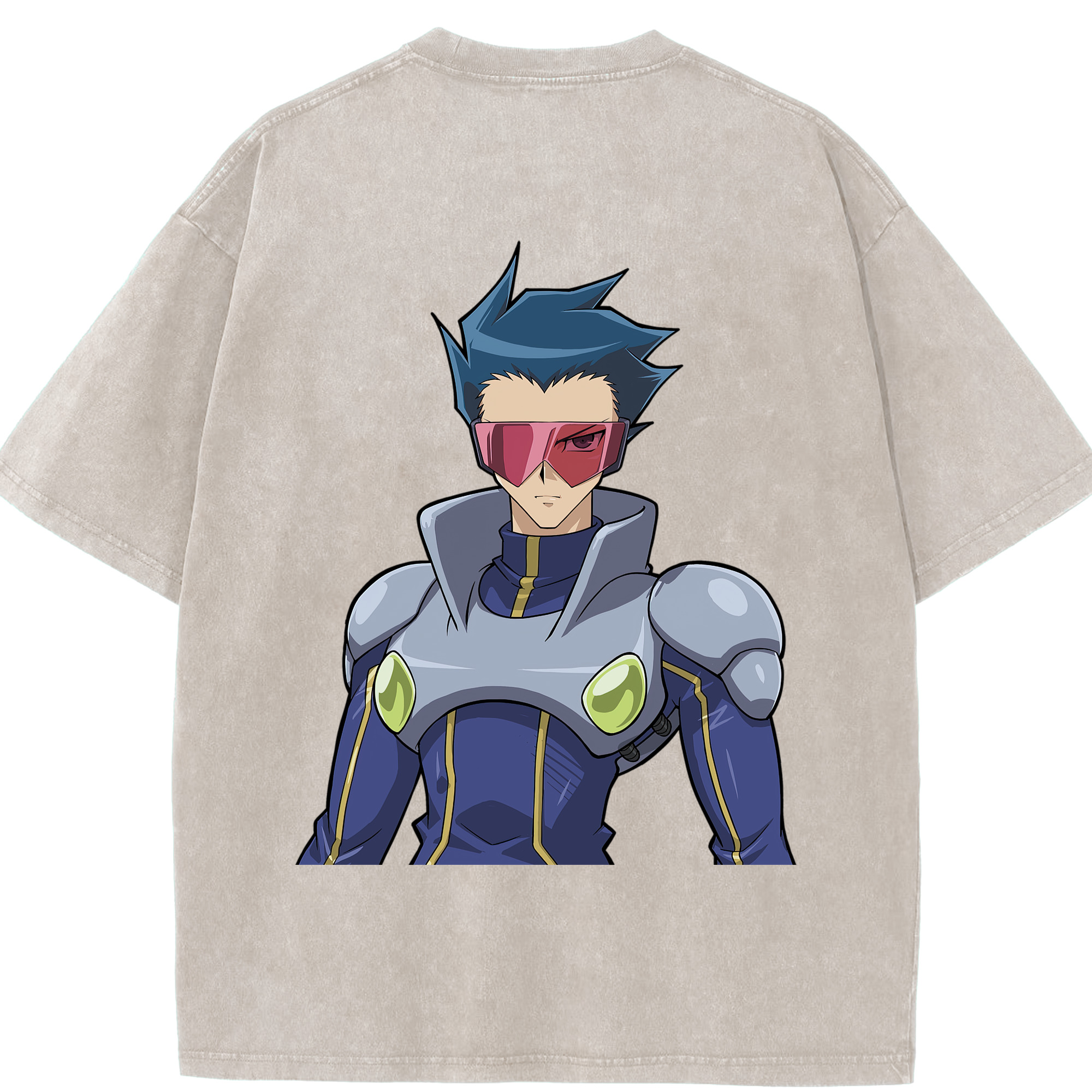 （画像用） 遊☆戯☆王 Yu-Gi-Oh! 綿100% ヴィンテージ風 半袖Tシャツ（背面プリント）