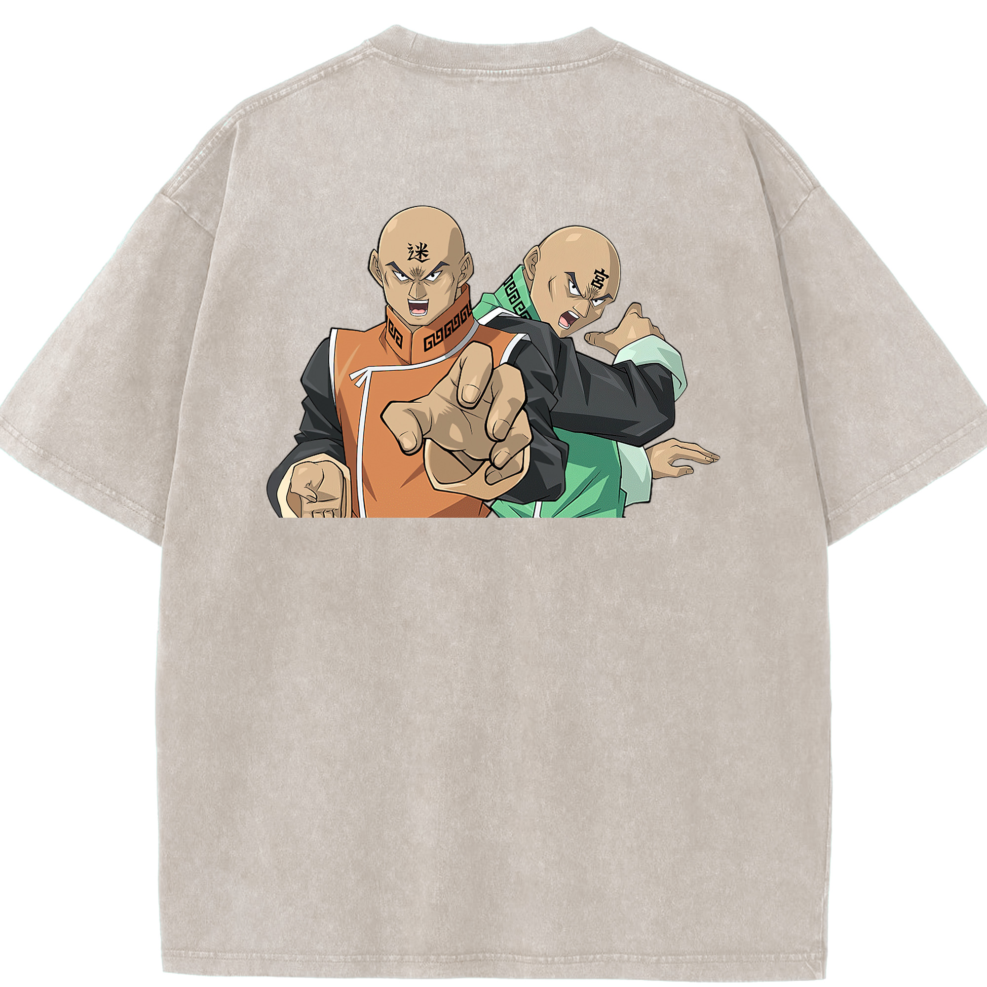 （画像用） 遊☆戯☆王 Yu-Gi-Oh! 綿100% ヴィンテージ風 半袖Tシャツ（背面プリント）