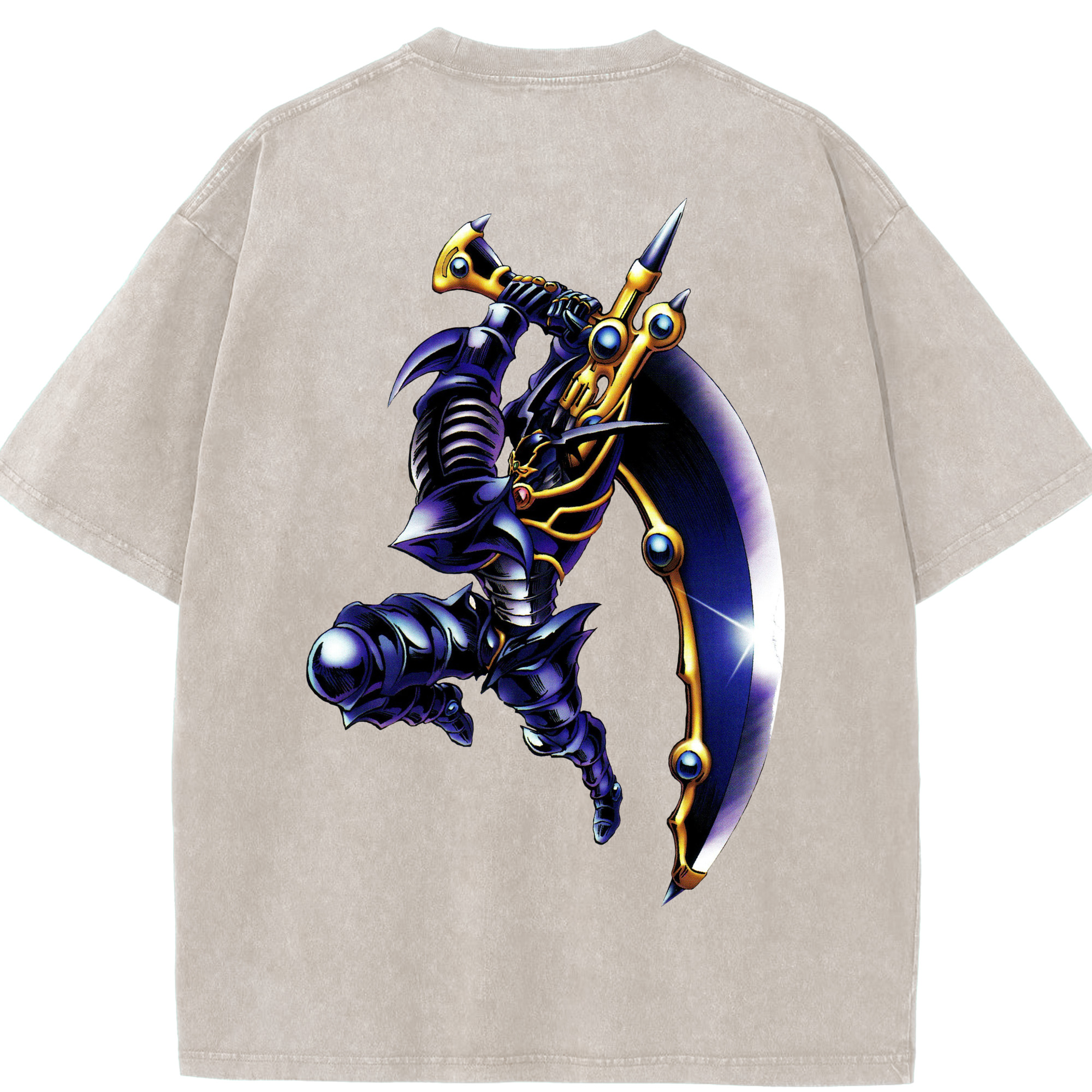 （画像用） 遊☆戯☆王 Yu-Gi-Oh! 綿100% ヴィンテージ風 半袖Tシャツ（背面プリント）