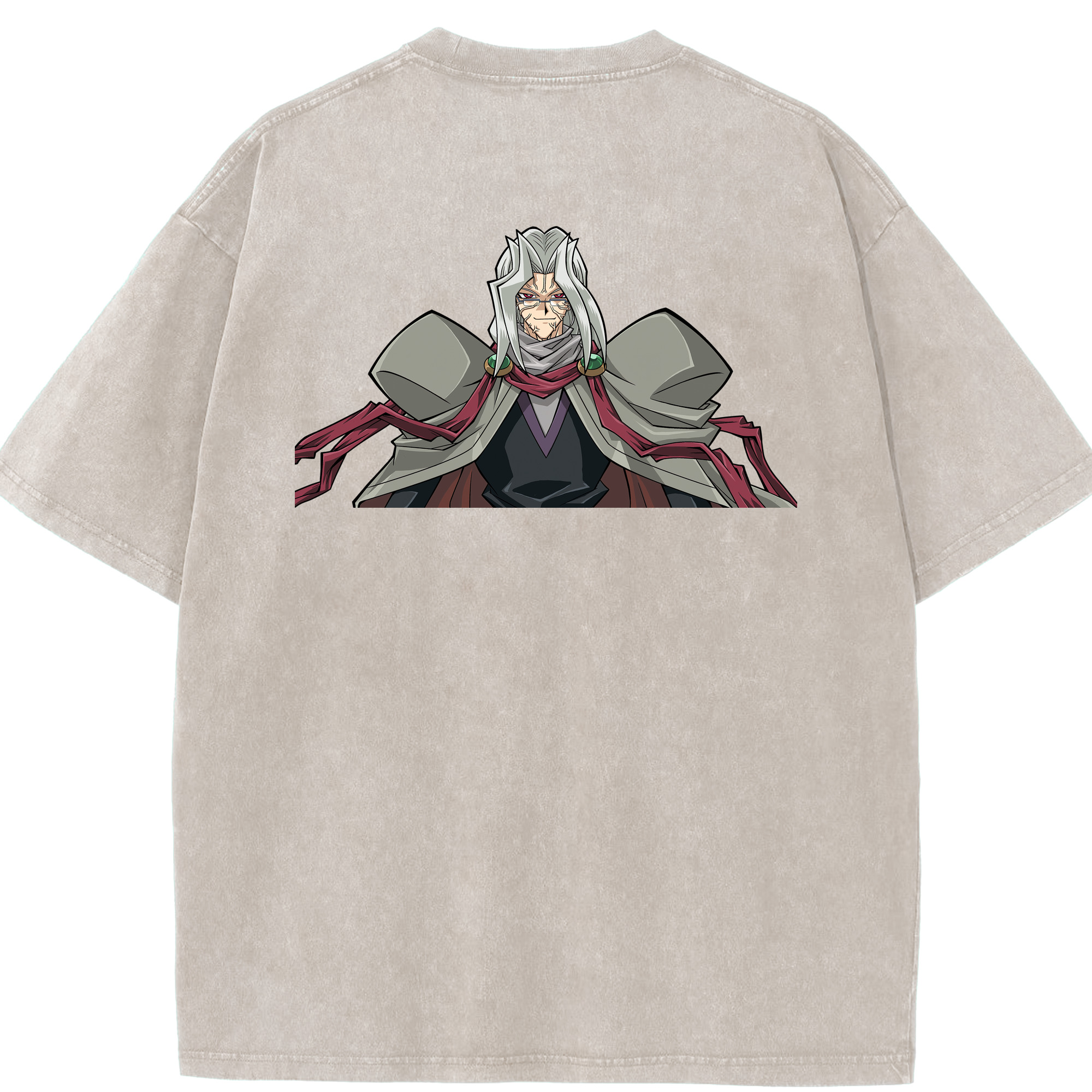 （画像用） 遊☆戯☆王 Yu-Gi-Oh! 綿100% ヴィンテージ風 半袖Tシャツ（背面プリント）