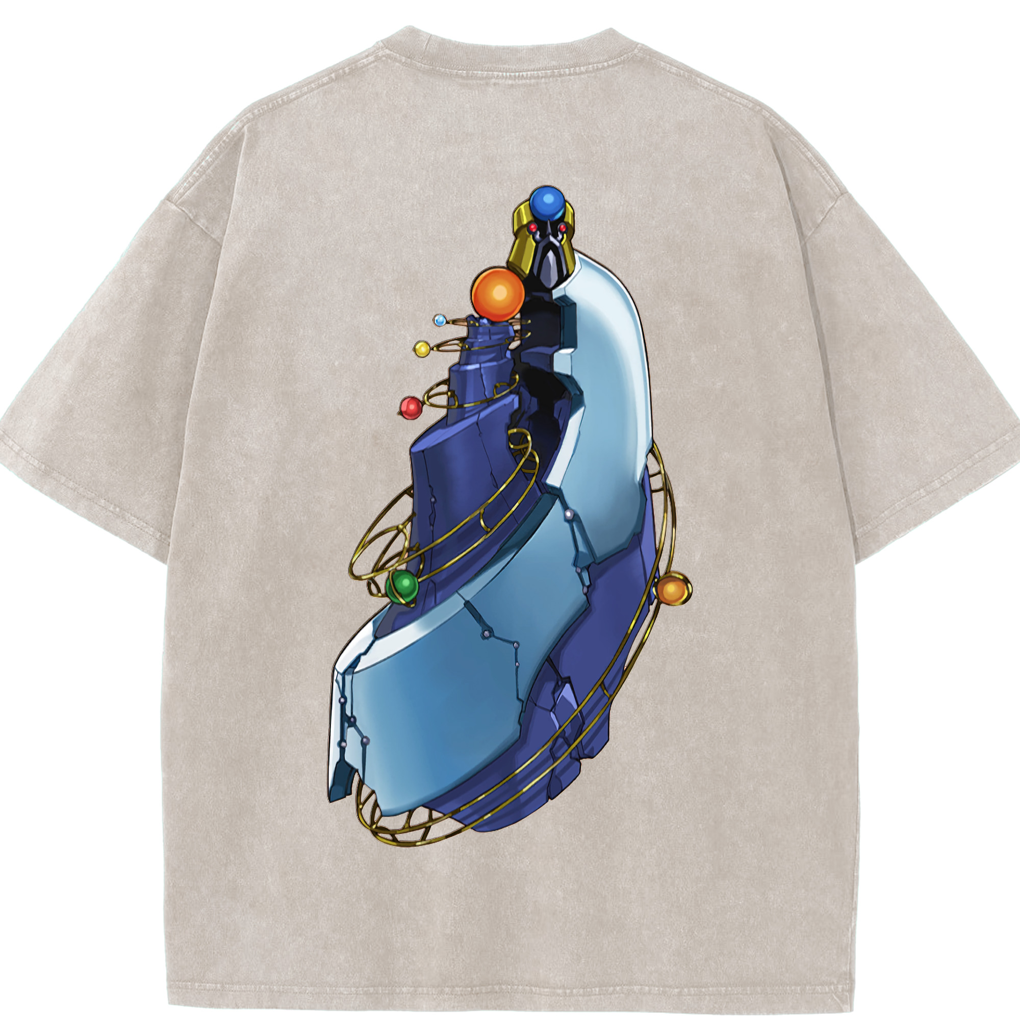 （画像用） 遊☆戯☆王 Yu-Gi-Oh! 綿100% ヴィンテージ風 半袖Tシャツ（背面プリント）