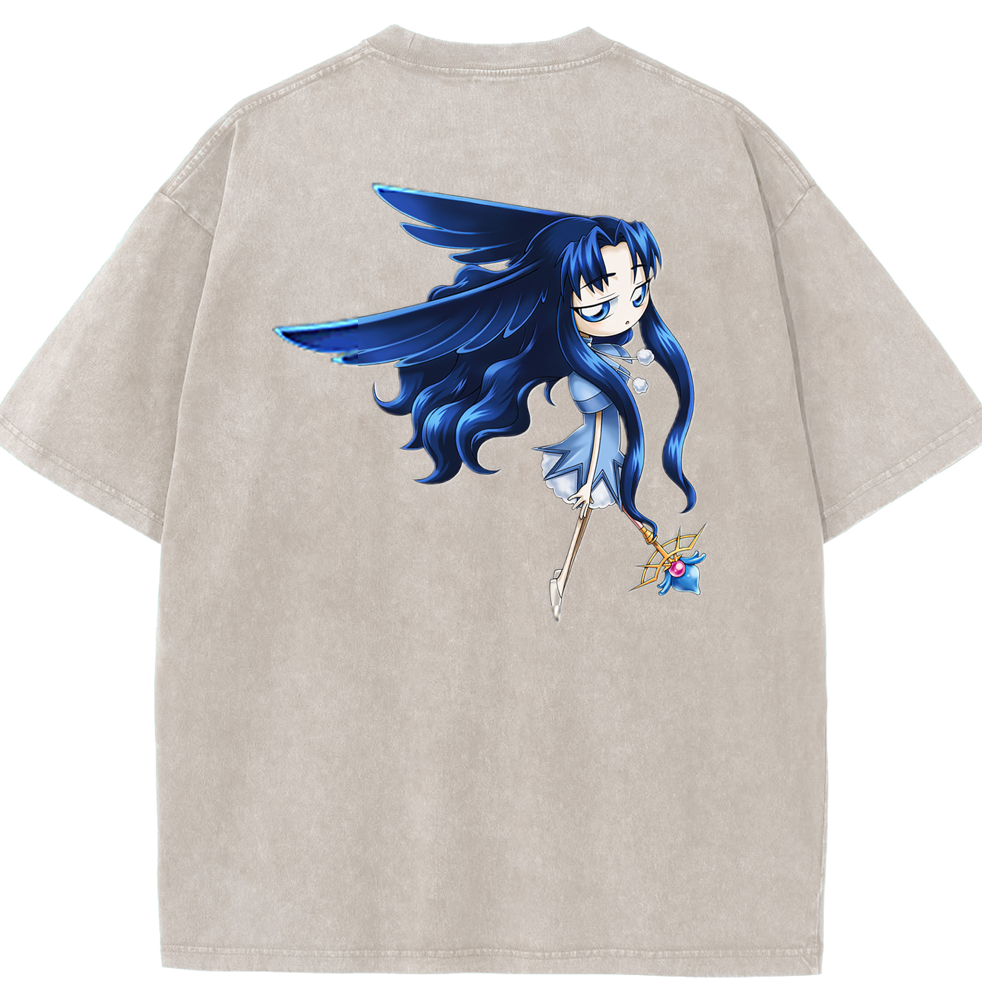 （画像用） 遊☆戯☆王 Yu-Gi-Oh! 綿100% ヴィンテージ風 半袖Tシャツ（背面プリント）