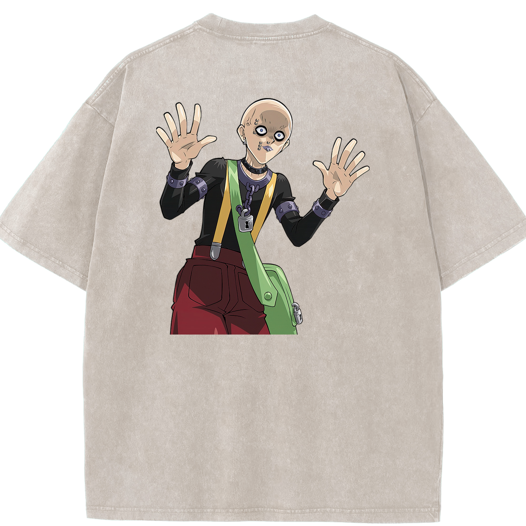 （画像用） 遊☆戯☆王 Yu-Gi-Oh! 綿100% ヴィンテージ風 半袖Tシャツ（背面プリント）