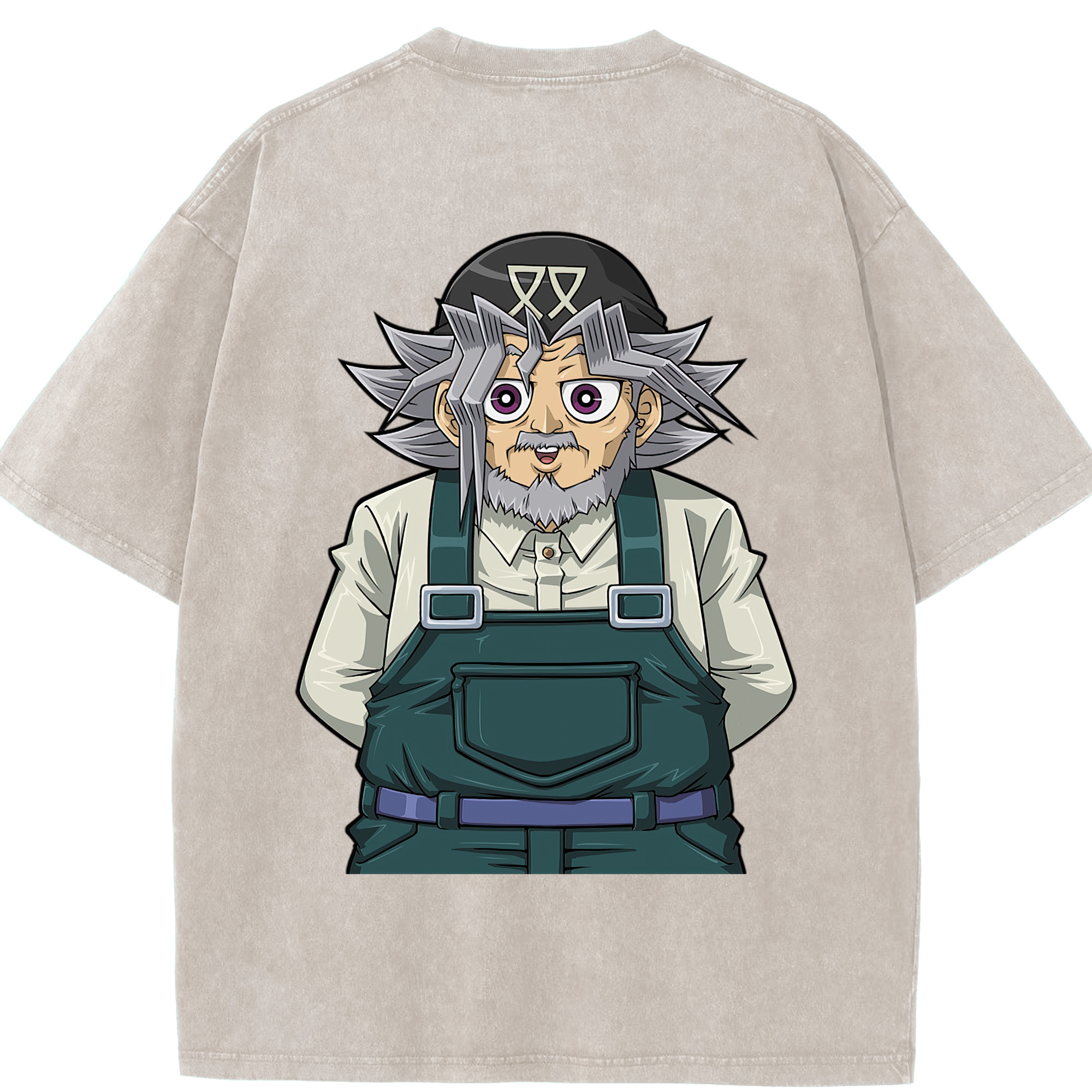 （画像用） 遊☆戯☆王 Yu-Gi-Oh! 綿100% ヴィンテージ風 半袖Tシャツ（背面プリント）