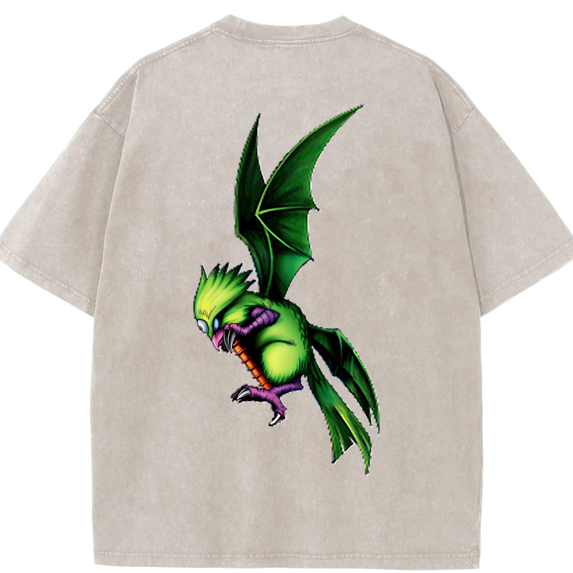 （画像用） 遊☆戯☆王 Yu-Gi-Oh! 綿100% ヴィンテージ風 半袖Tシャツ（背面プリント）