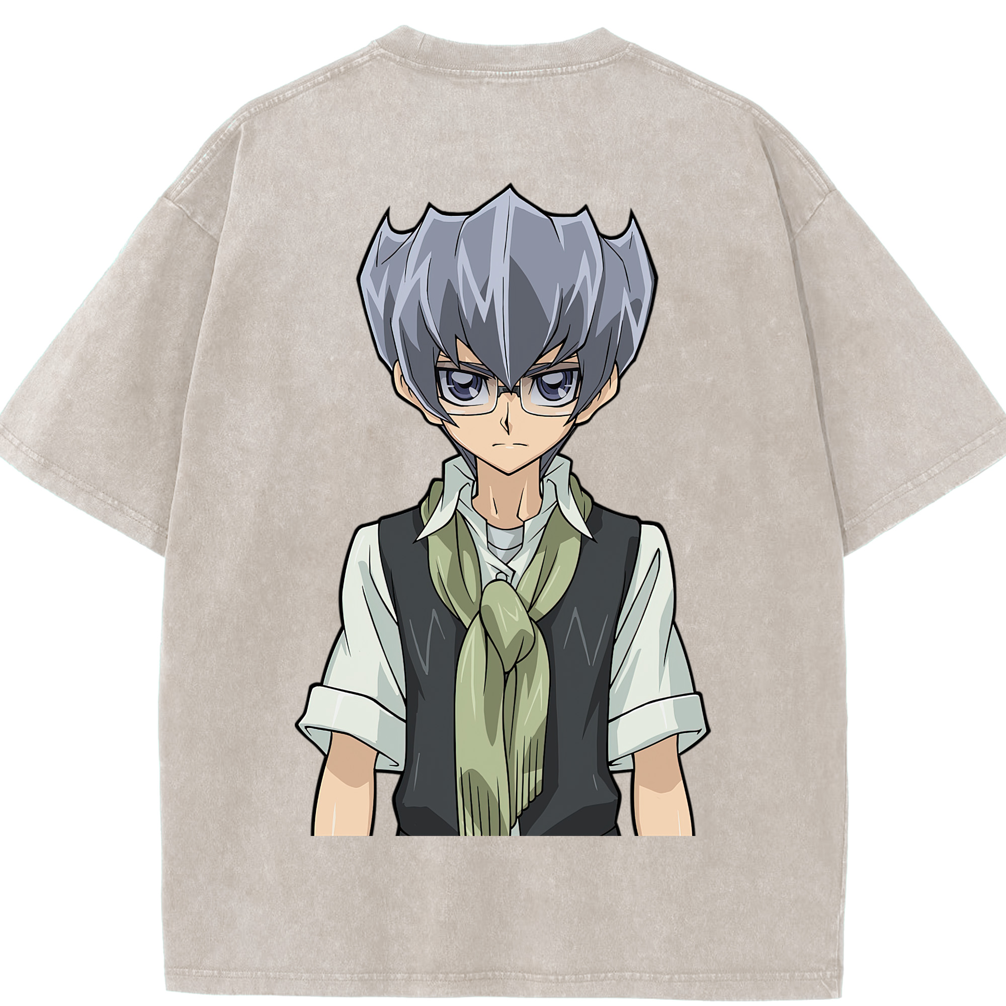 （画像用） 遊☆戯☆王 Yu-Gi-Oh! 綿100% ヴィンテージ風 半袖Tシャツ（背面プリント）