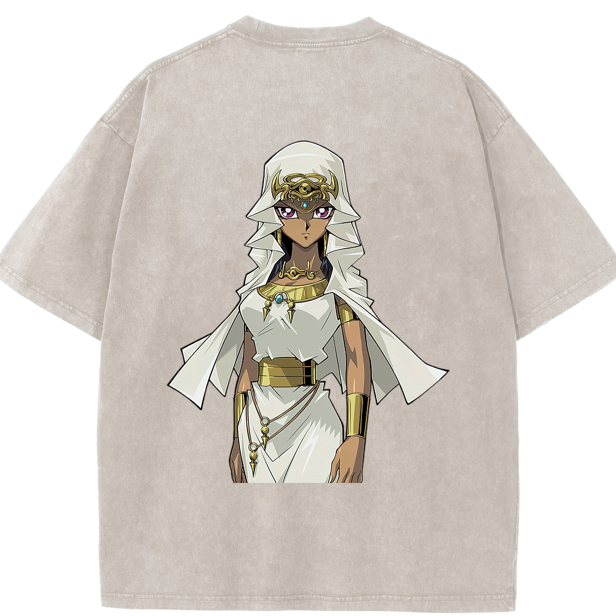 （画像用） 遊☆戯☆王 Yu-Gi-Oh! 綿100% ヴィンテージ風 半袖Tシャツ（背面プリント）