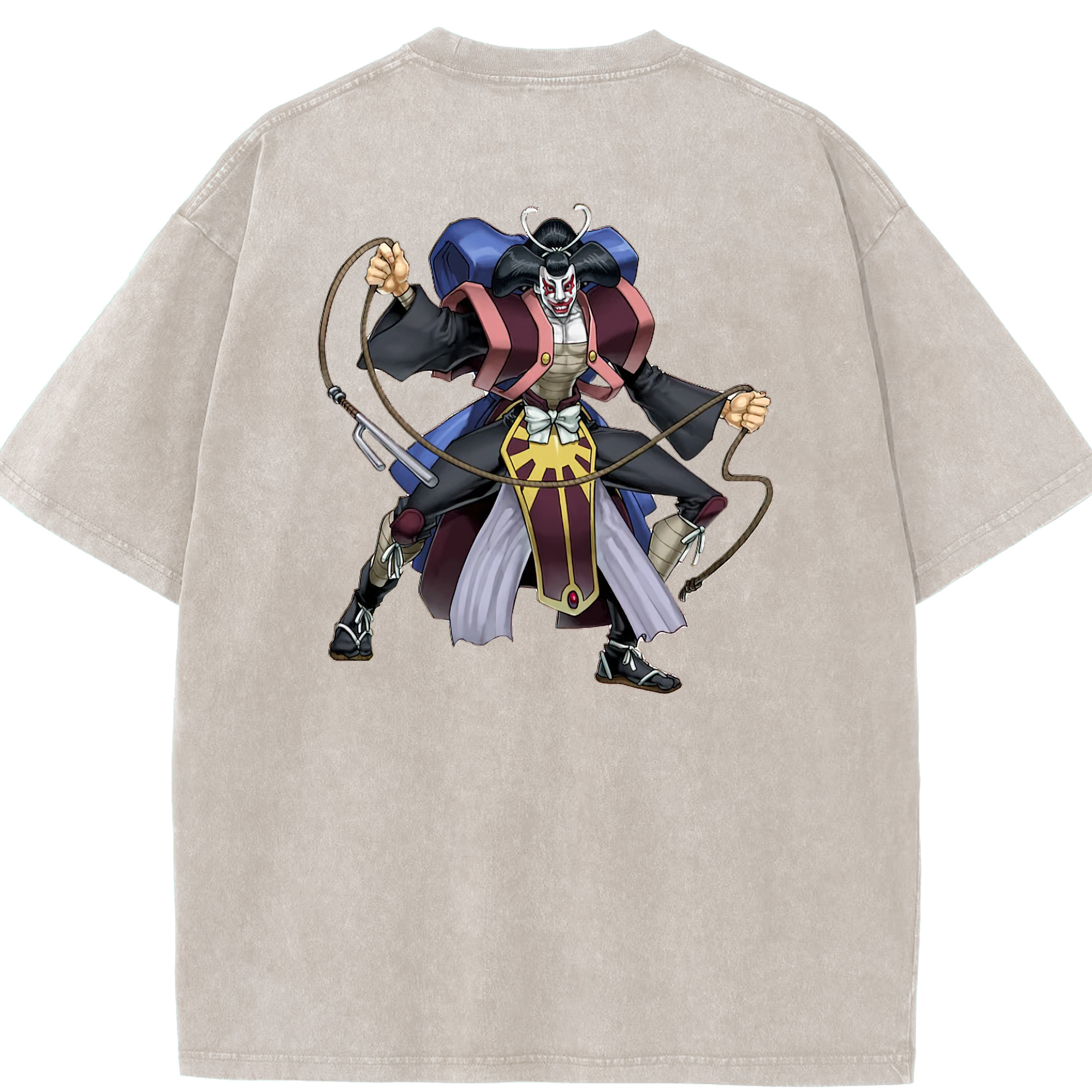 （画像用） 遊☆戯☆王 Yu-Gi-Oh! 綿100% ヴィンテージ風 半袖Tシャツ（背面プリント）