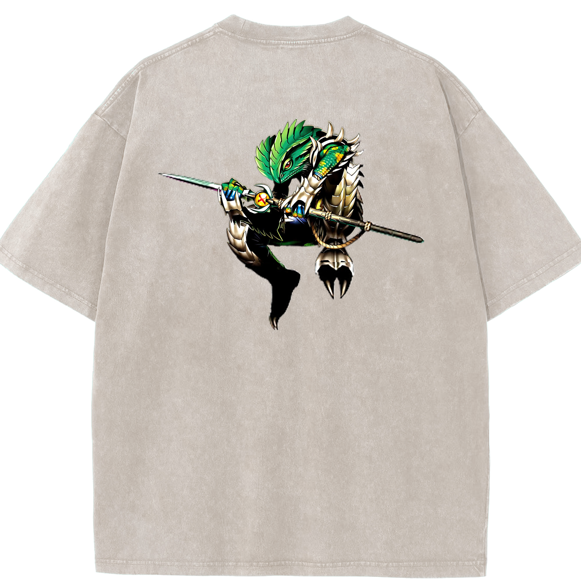 （画像用） 遊☆戯☆王 Yu-Gi-Oh! 綿100% ヴィンテージ風 半袖Tシャツ（背面プリント）
