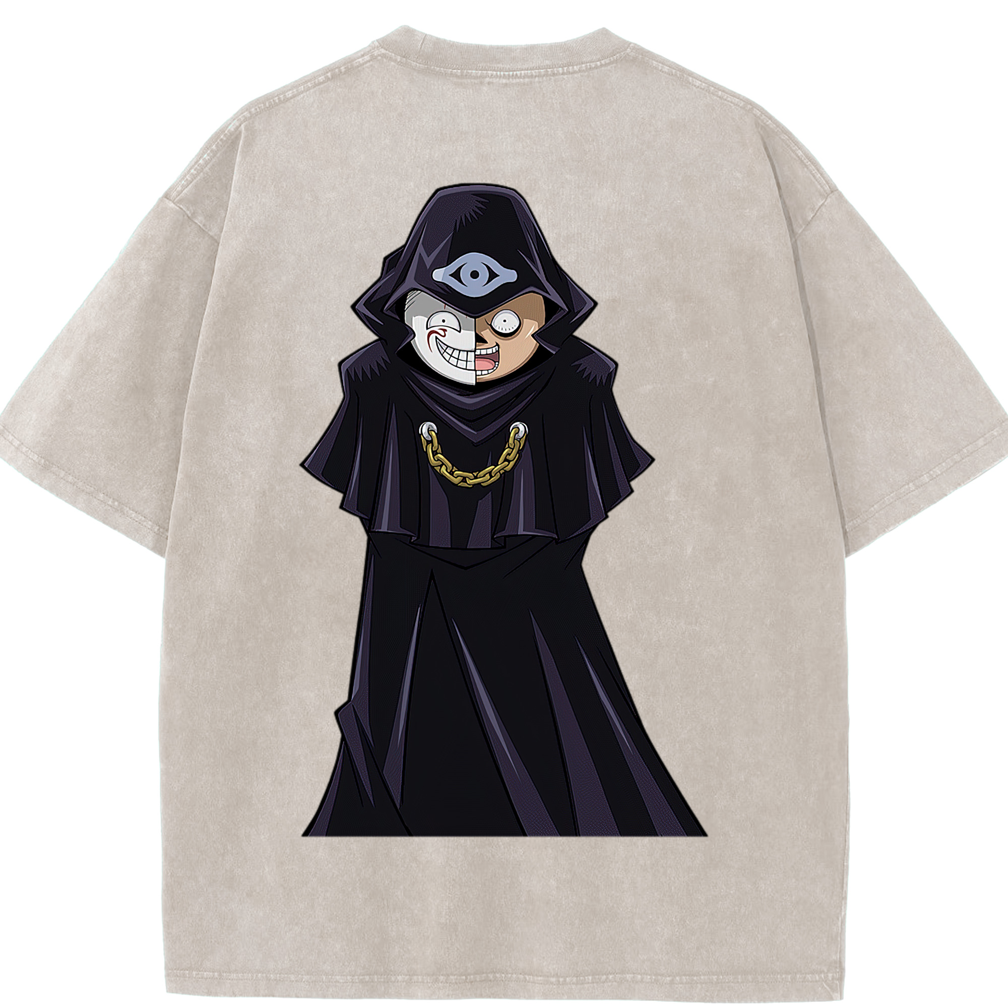 （画像用） 遊☆戯☆王 Yu-Gi-Oh! 綿100% ヴィンテージ風 半袖Tシャツ（背面プリント）