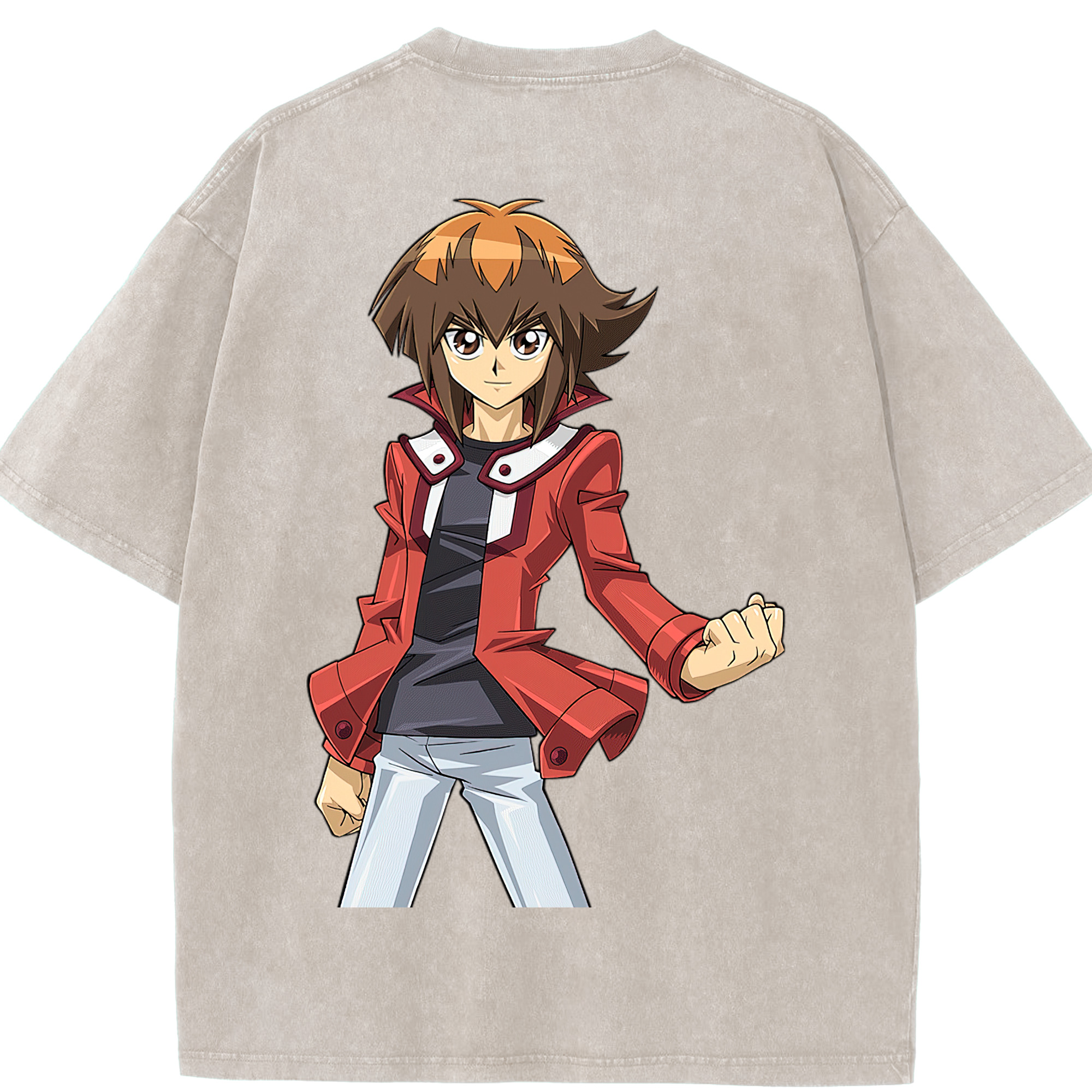 （画像用） 遊☆戯☆王 Yu-Gi-Oh! 綿100% ヴィンテージ風 半袖Tシャツ（背面プリント）