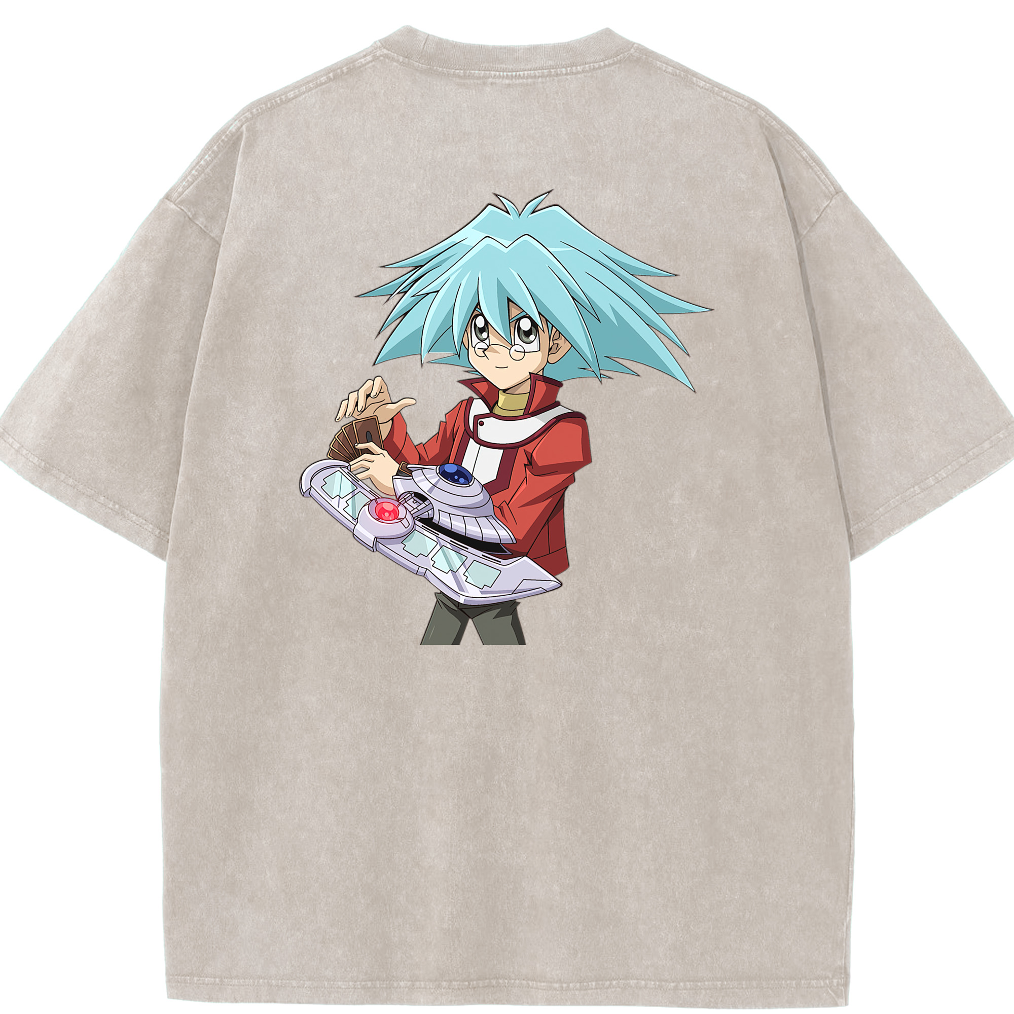（画像用） 遊☆戯☆王 Yu-Gi-Oh! 綿100% ヴィンテージ風 半袖Tシャツ（背面プリント）