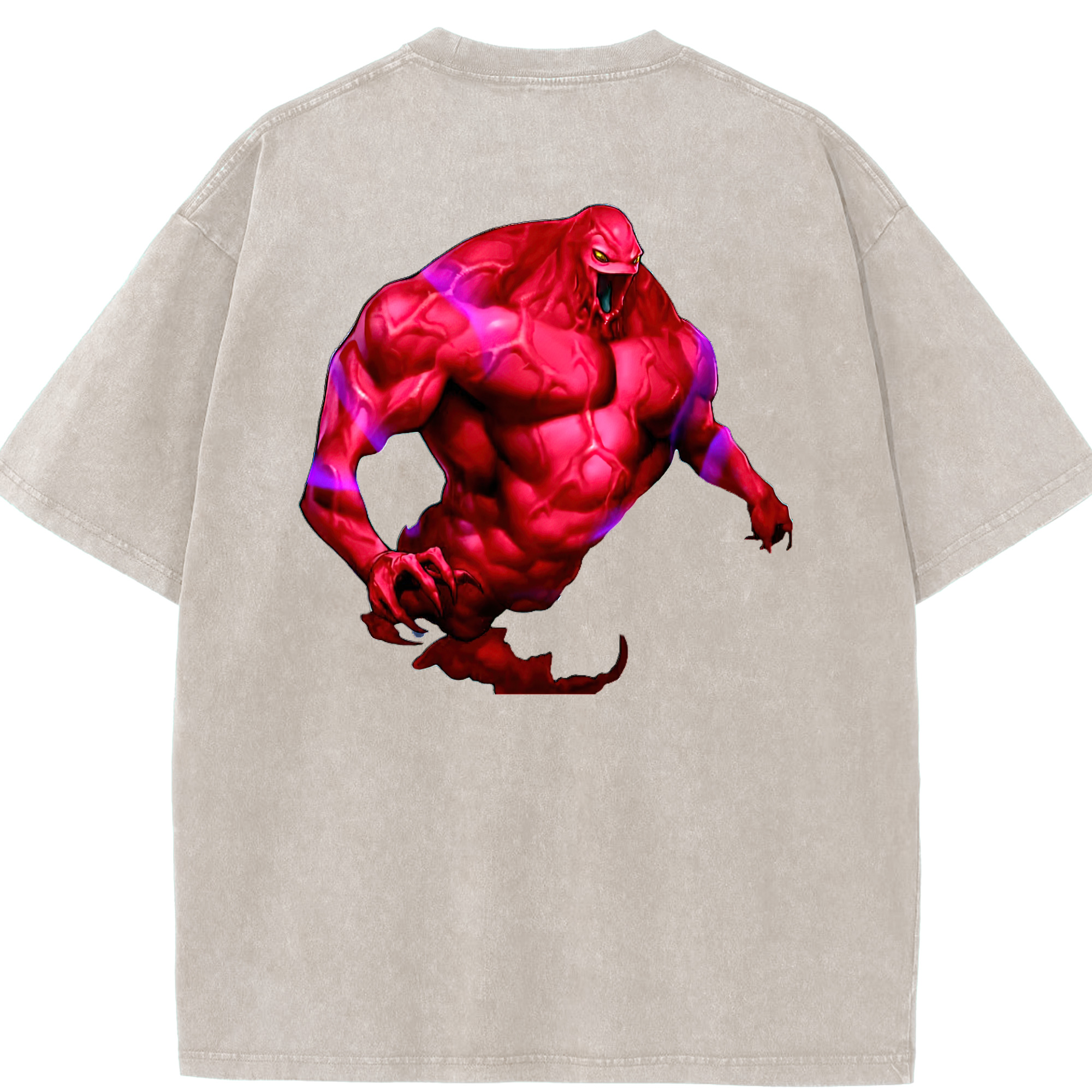 （画像用） 遊☆戯☆王 Yu-Gi-Oh! 綿100% ヴィンテージ風 半袖Tシャツ（背面プリント）