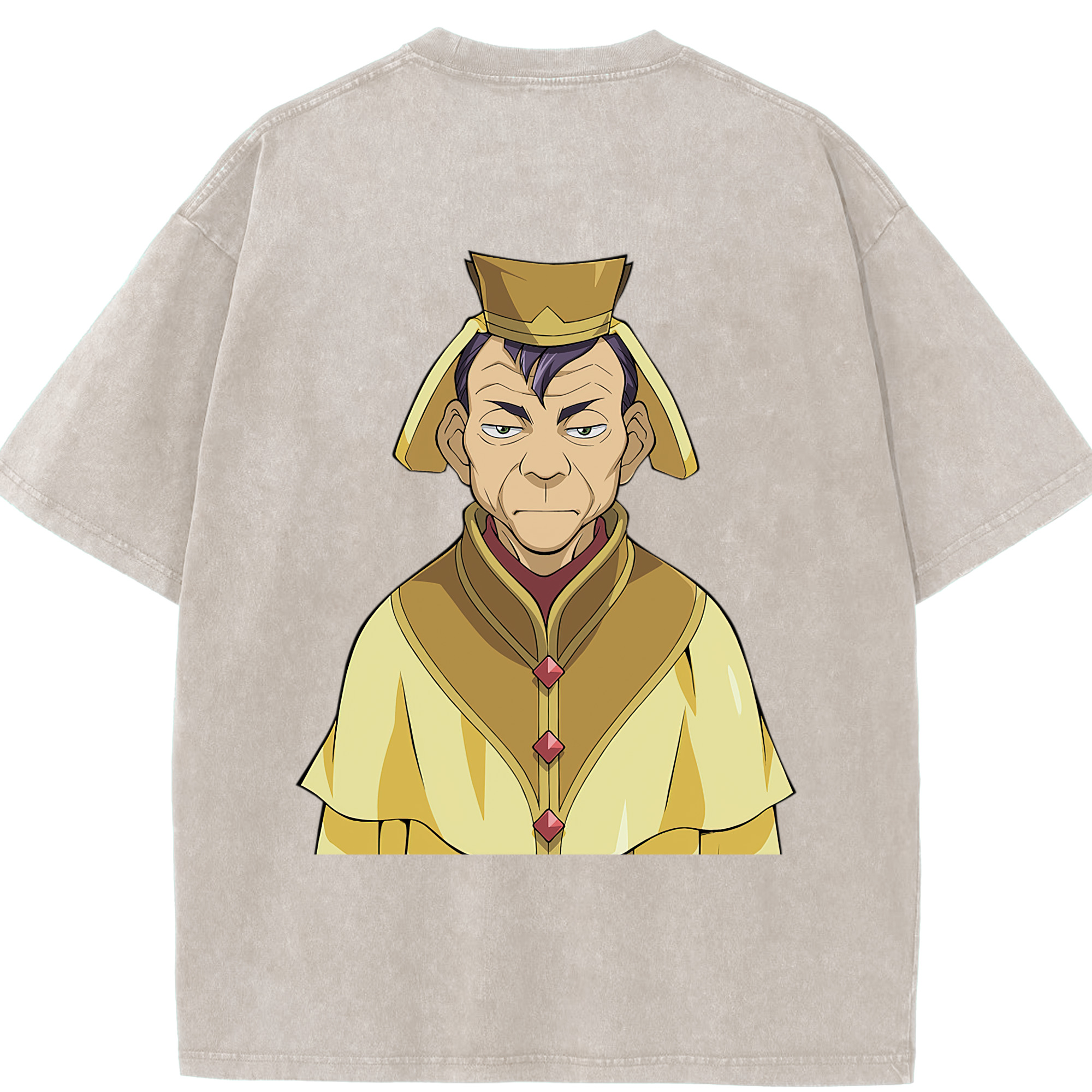 （画像用） 遊☆戯☆王 Yu-Gi-Oh! 綿100% ヴィンテージ風 半袖Tシャツ（背面プリント）