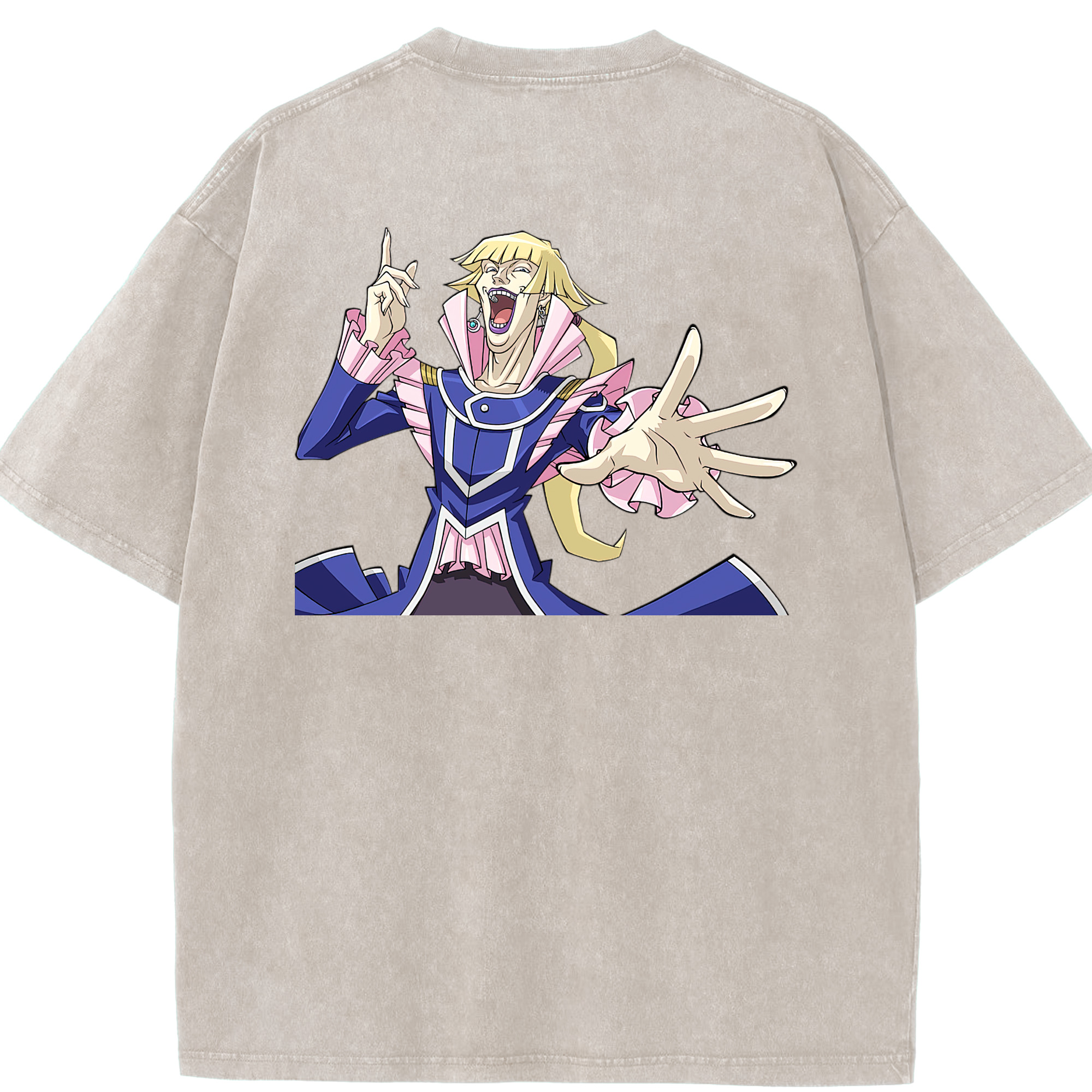 （画像用） 遊☆戯☆王 Yu-Gi-Oh! 綿100% ヴィンテージ風 半袖Tシャツ（背面プリント）
