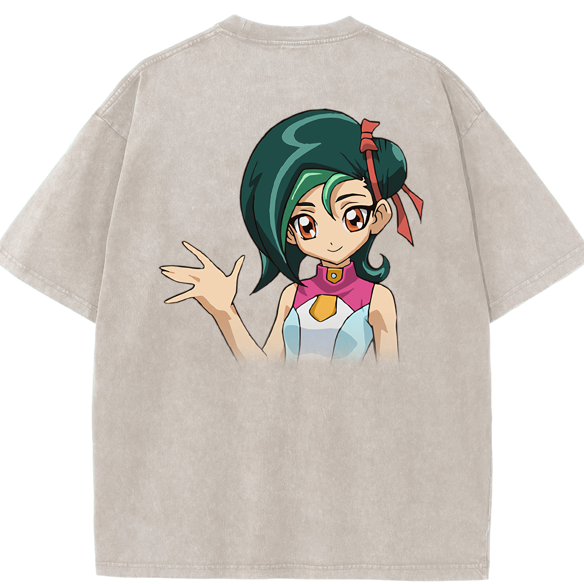 （画像用） 遊☆戯☆王 Yu-Gi-Oh! 綿100% ヴィンテージ風 半袖Tシャツ（背面プリント）