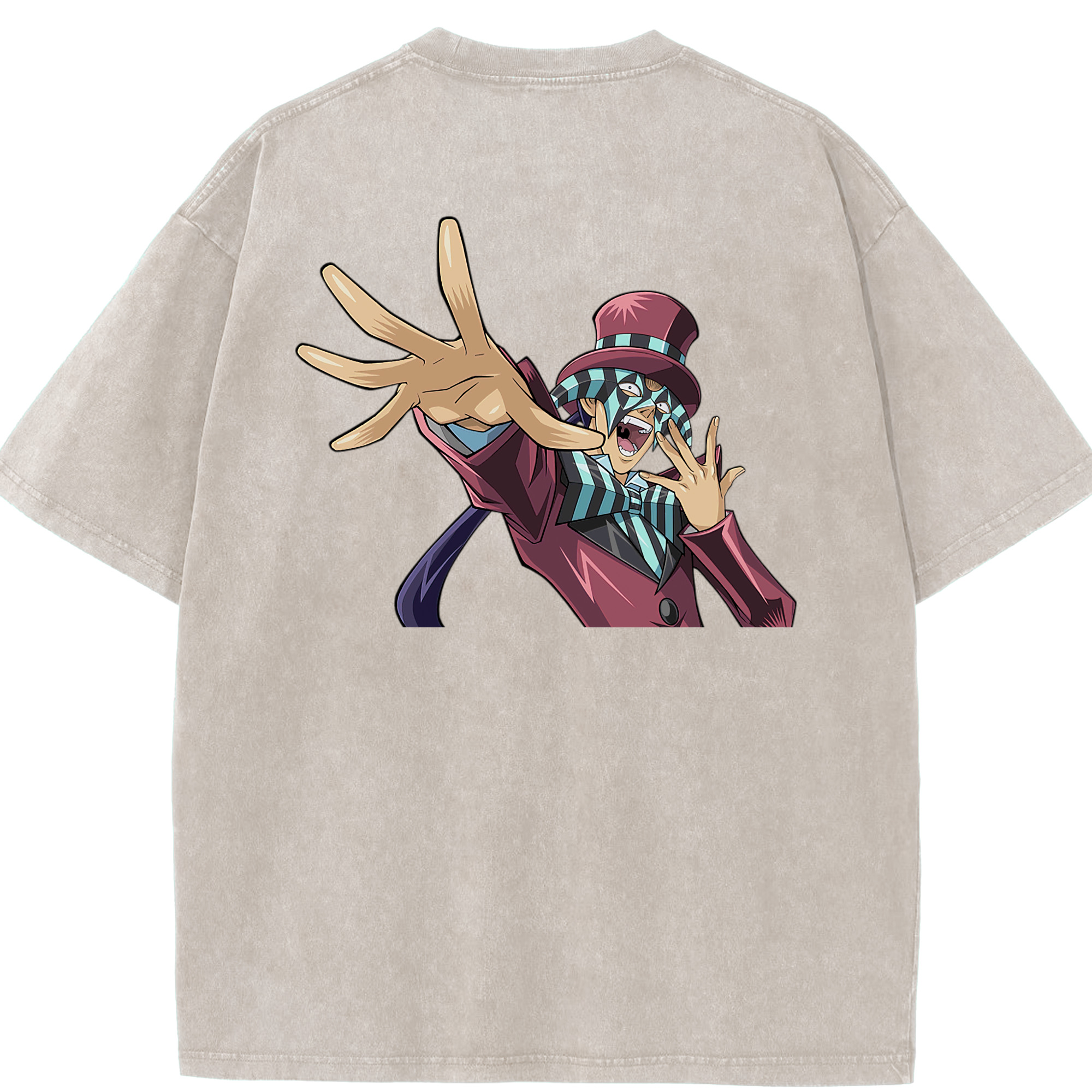 （画像用） 遊☆戯☆王 Yu-Gi-Oh! 綿100% ヴィンテージ風 半袖Tシャツ（背面プリント）