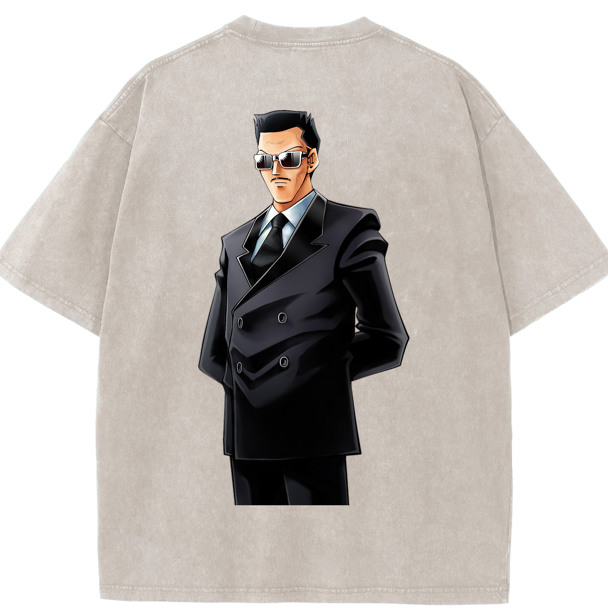 （画像用） 遊☆戯☆王 Yu-Gi-Oh! 綿100% ヴィンテージ風 半袖Tシャツ（背面プリント）