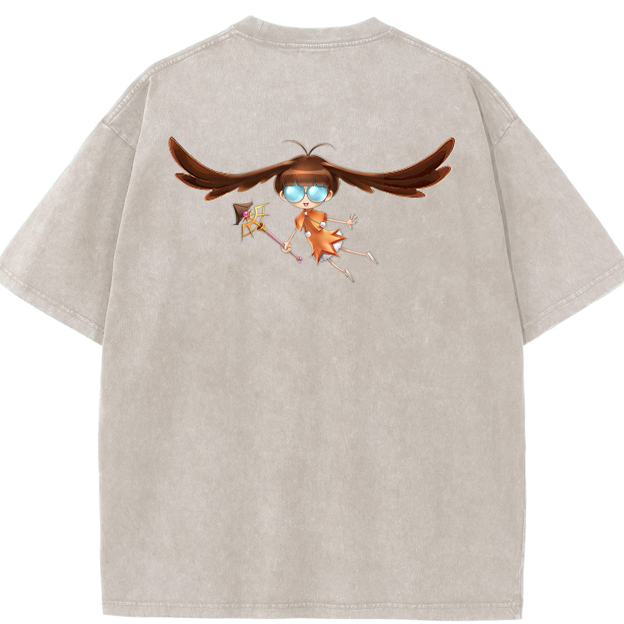 （画像用） 遊☆戯☆王 Yu-Gi-Oh! 綿100% ヴィンテージ風 半袖Tシャツ（背面プリント）
