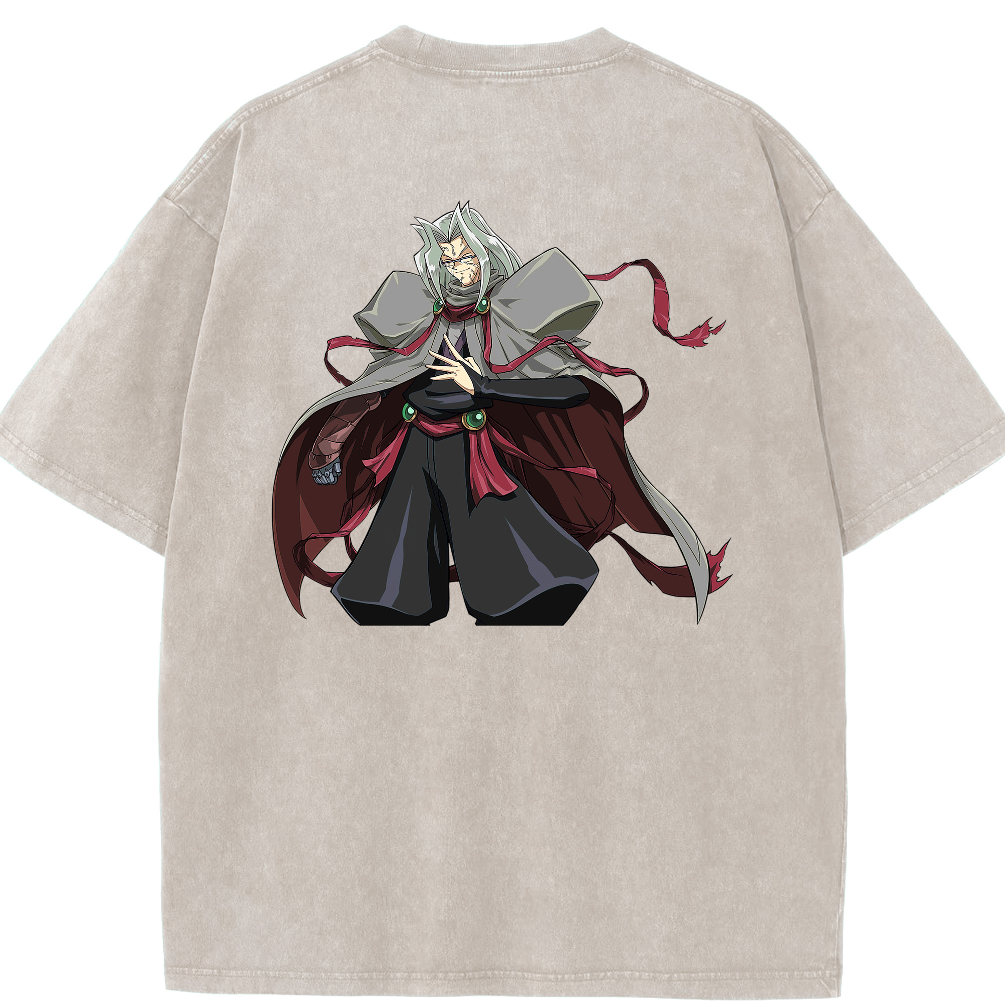 （画像用） 遊☆戯☆王 Yu-Gi-Oh! 綿100% ヴィンテージ風 半袖Tシャツ（背面プリント）
